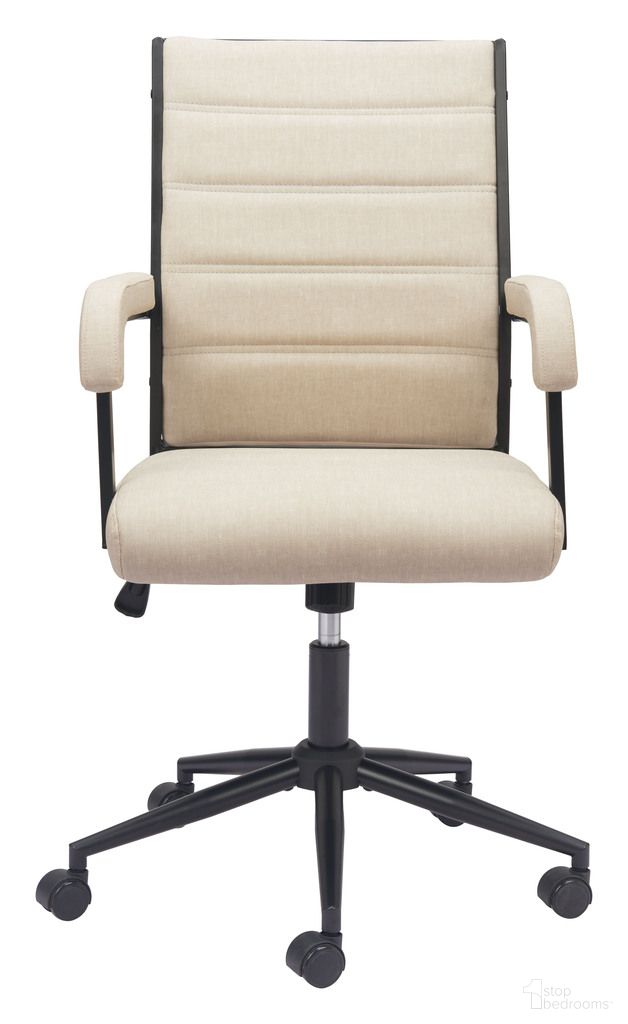 Auction Office Chair In Beige