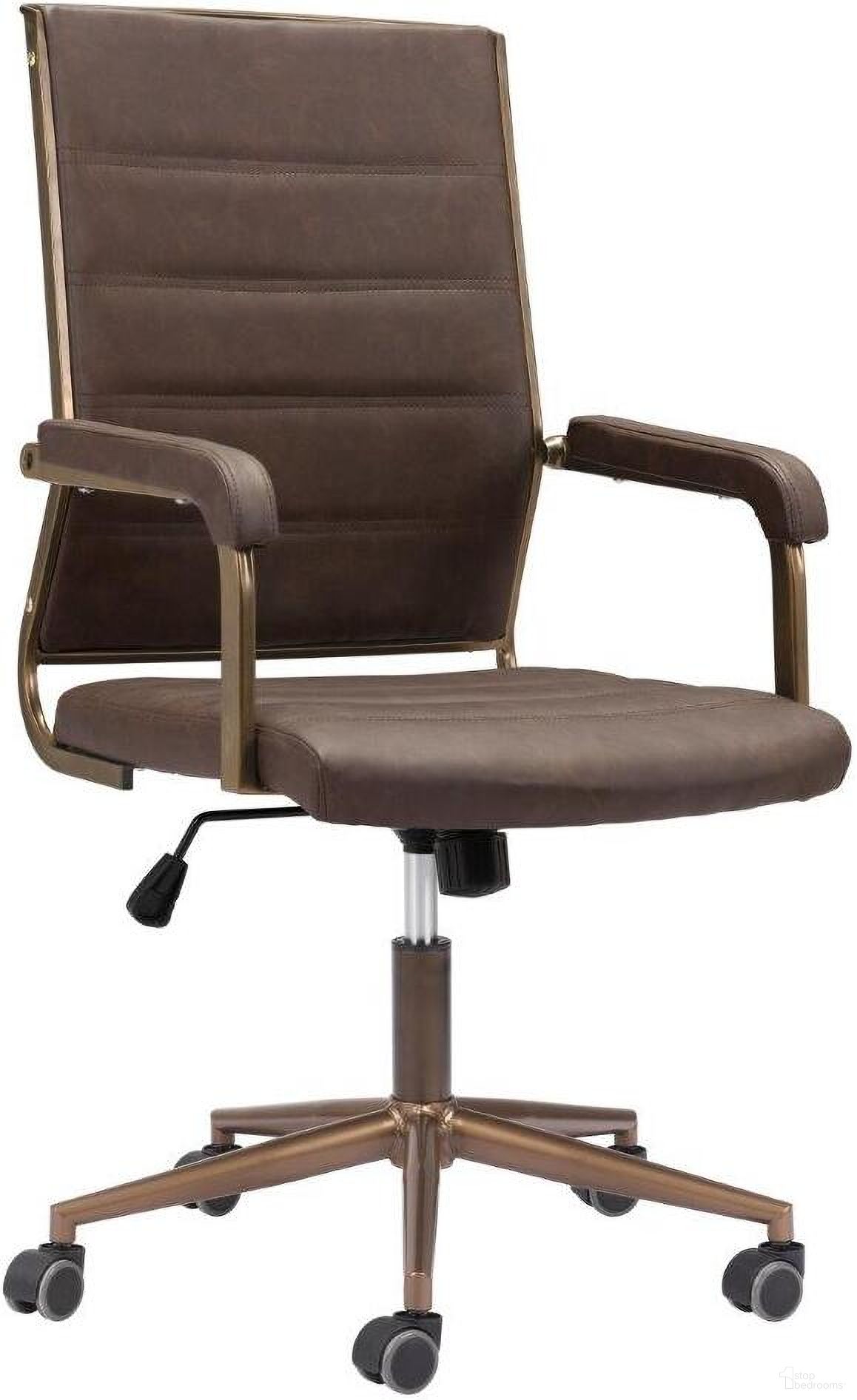 Auction Office Chair In Espresso