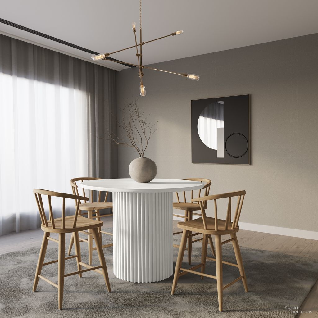Jofran Auden Pedestal Dining Table - Thumbnail 5