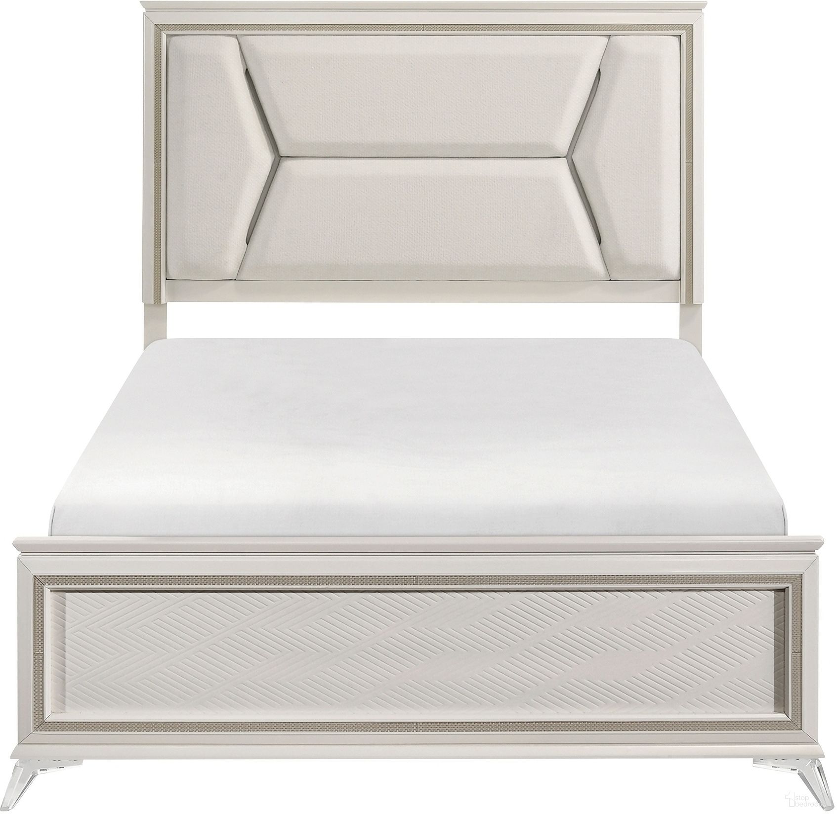 The appearance of Audra Queen Panel Bed In Gold and Champagne designed by Homelegance in the transitional interior design. This gold/champagne piece of furniture was selected by 1StopBedrooms from Audra Collection to add a touch of cosiness and style into your home. Sku: 1383-1;1383-2;1383-3. Bed Type: Panel Bed. Bed Size: Queen. Material: Chenille.