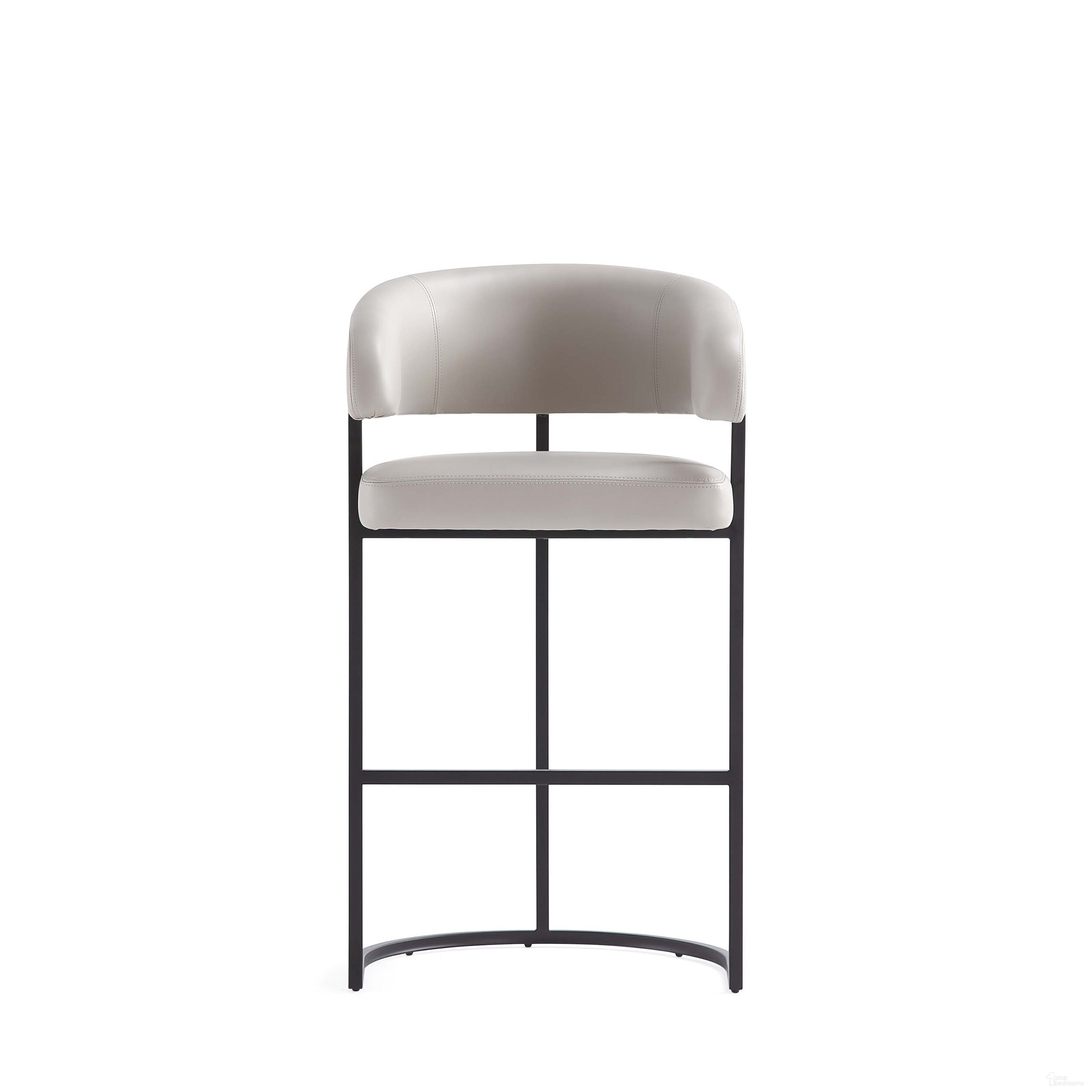 Augusta Barstool In Light Grey