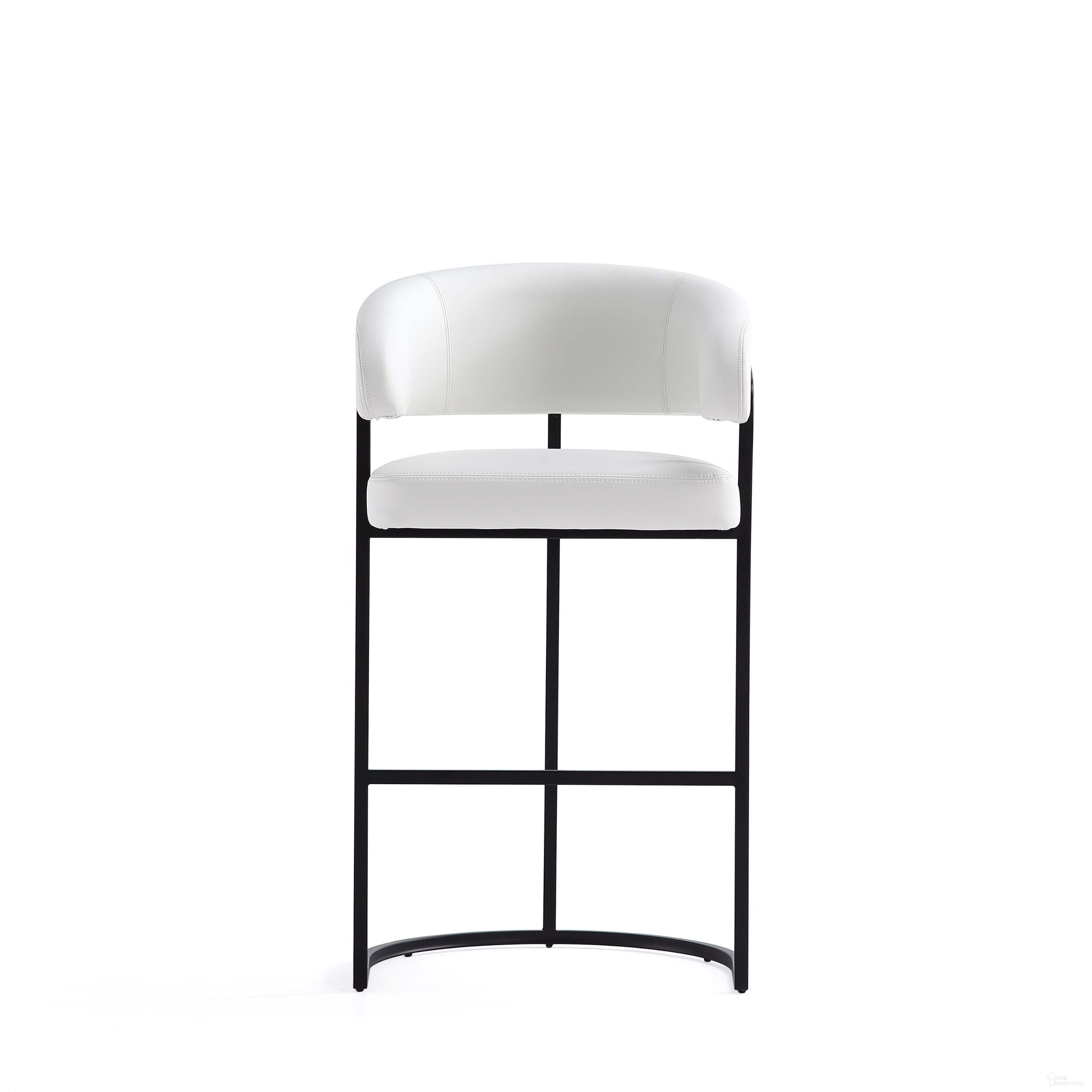 Augusta Barstool In White