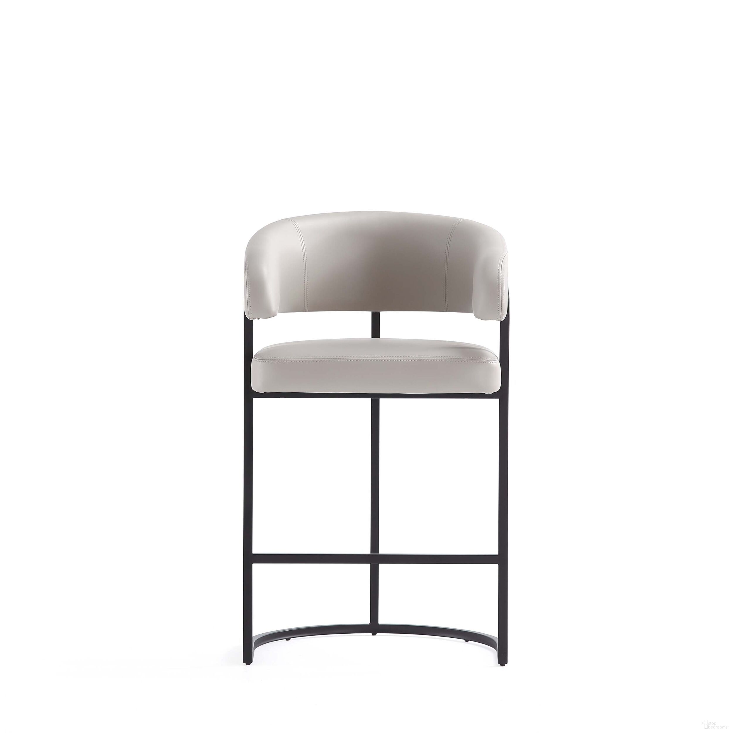 Augusta Counter Stool In Light Grey