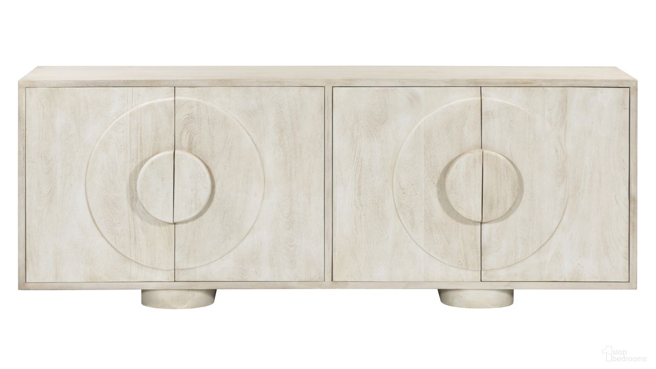 Augustus 4-Door Sideboard In Stone Natural