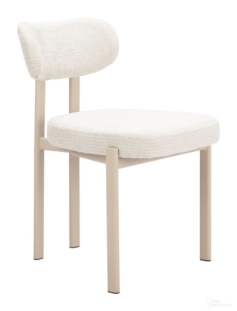The appearance of Aurea Dining Chair Set of 4 In Light Gray designed by Zuo Modern in the modern / contemporary interior design. This light gray piece of furniture was selected by 1StopBedrooms from Aurea Collection to add a touch of cosiness and style into your home. Sku: 110861. Material: Polyester. Chair Type: Side Chair.