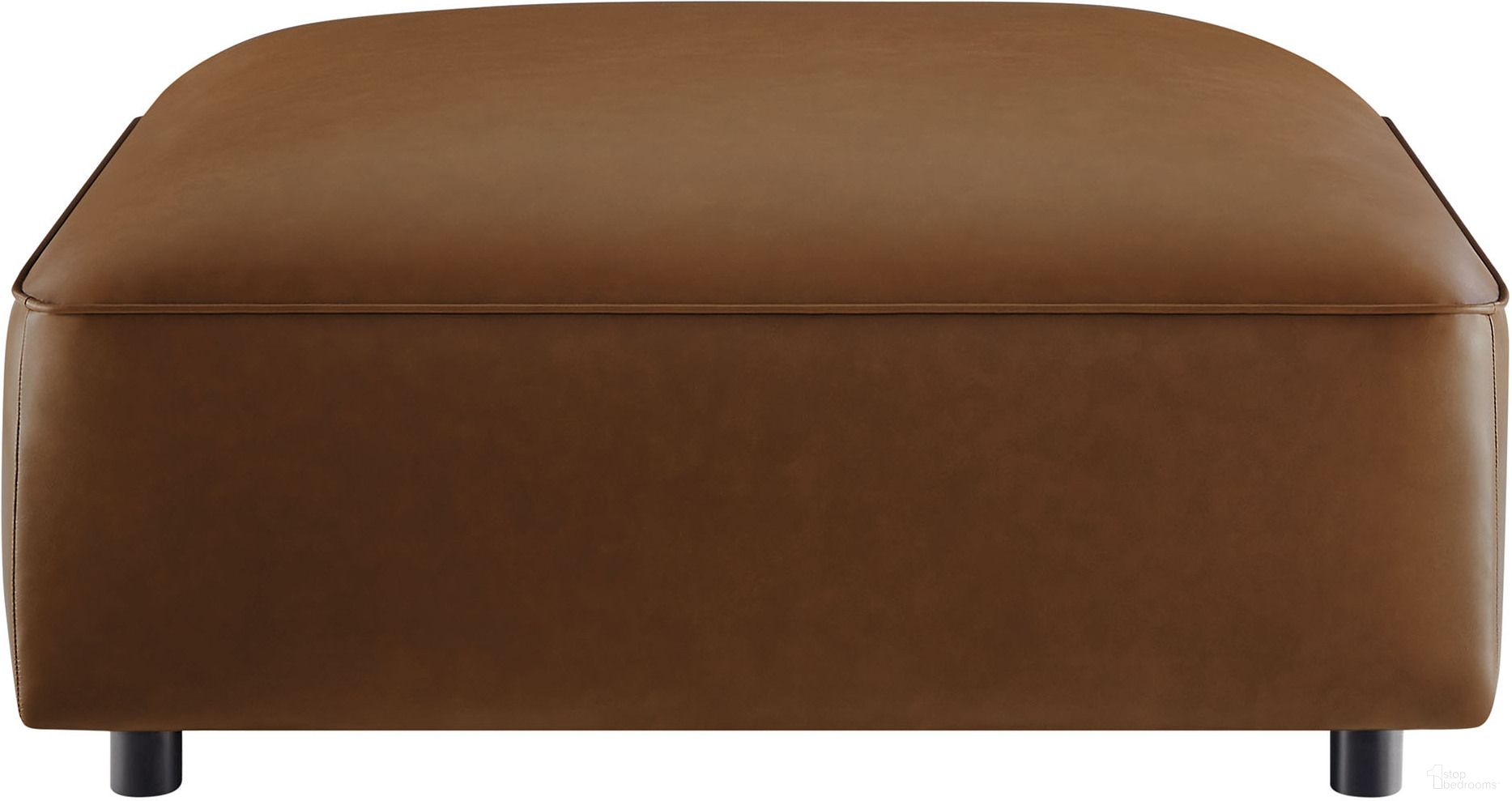 The appearance of Auren Upholstered Vegan Leather Ottoman In Coffee designed by Modway in the modern / contemporary interior design. This coffee piece of furniture was selected by 1StopBedrooms from Auren Collection to add a touch of cosiness and style into your home. Sku: EEI-7125-COF. Material: Vegan Leather.