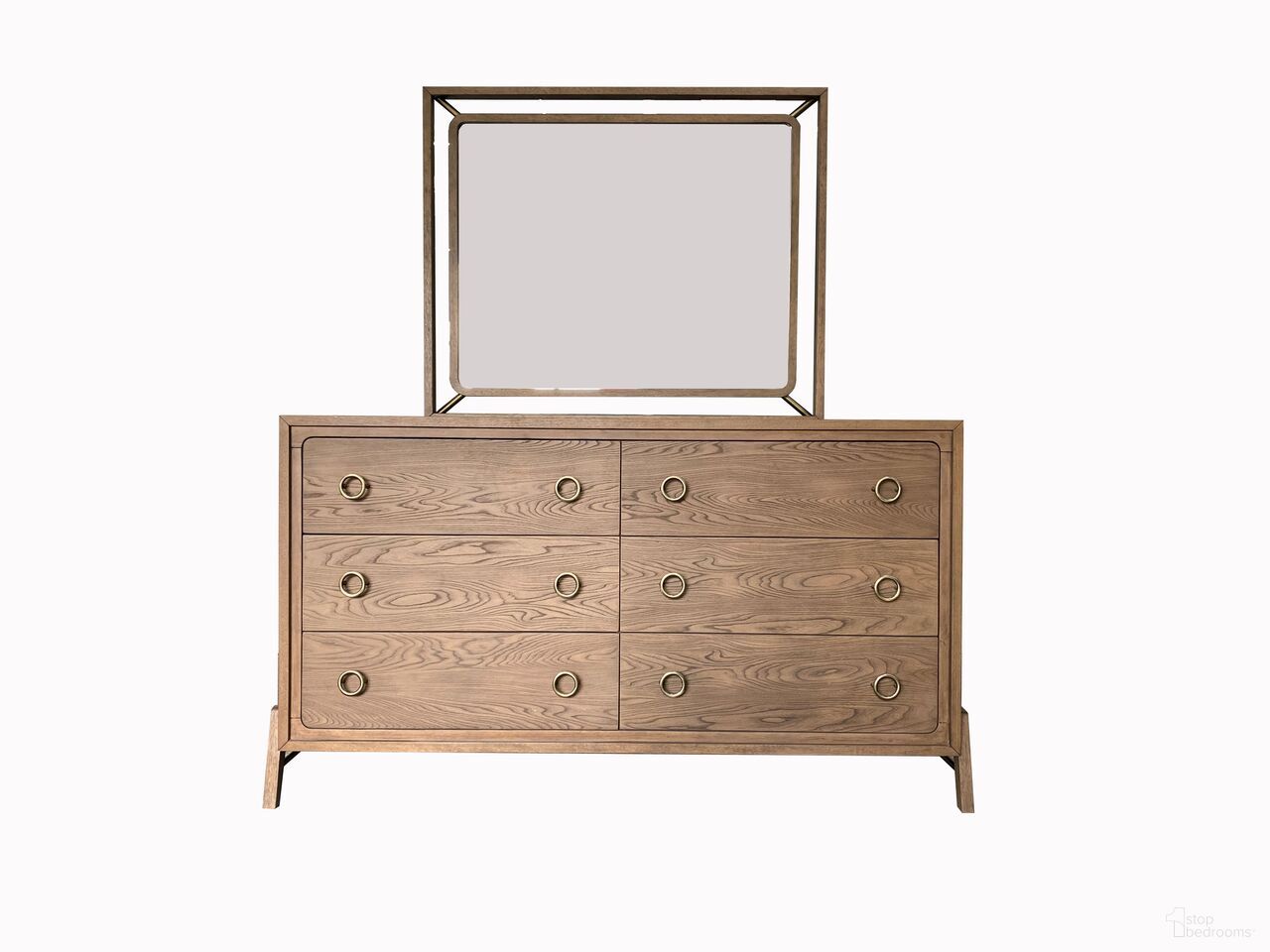 The appearance of Aurora Hi-Leg Dresser In Latte designed by Bernell in the transitional interior design. This latte piece of furniture  was selected by 1StopBedrooms from Aurora Collection to add a touch of cosiness and style into your home. Sku: 3098-130. Material: Hardwood.