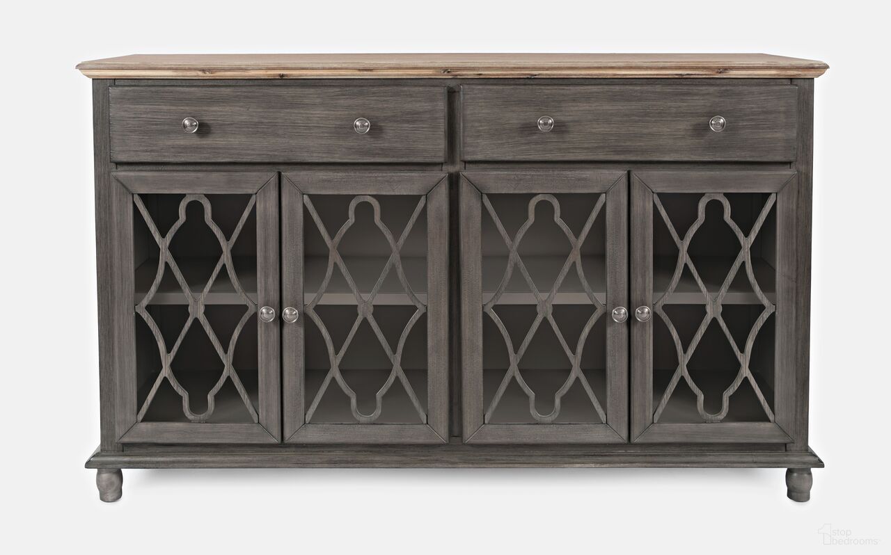 The appearance of Aurora Hills Country Wire Brushed 4 Door Accent Chest In Brushed Grey designed by Jofran in the country / farmhouse interior design. This brushed grey piece of furniture was selected by 1StopBedrooms from Aurora Hills Collection to add a touch of cosiness and style into your home. Sku: 1999-58. Material: Acacia.