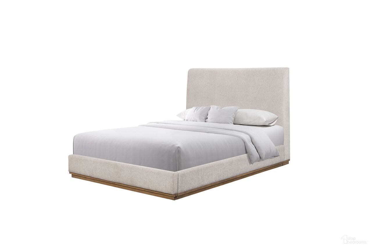 The appearance of Aurora Queen Platform Bed In Latte designed by Bernell in the transitional interior design. This latte piece of furniture was selected by 1StopBedrooms from Aurora Collection to add a touch of cosiness and style into your home. Sku: 3098-108. Bed Type: Platform Bed. Bed Size: Queen. Material: Hardwood.