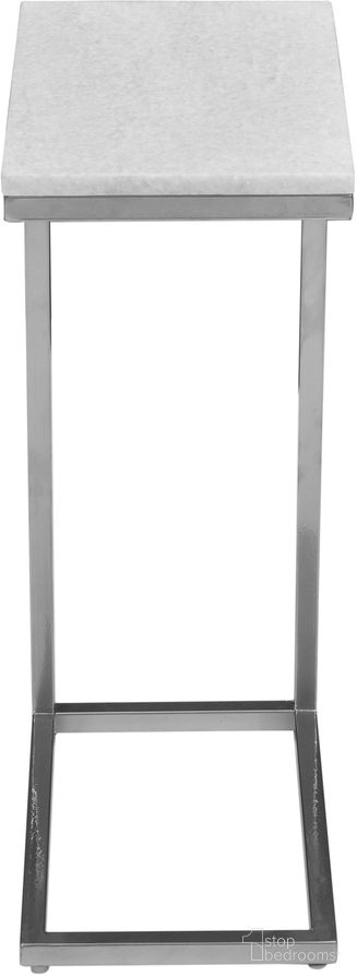 The appearance of Aurora Solid Marble Accent C-Table Set of 2 In Chrome designed by Jofran in the modern / contemporary interior design. This chrome piece of furniture  was selected by 1StopBedrooms from Aurora Collection to add a touch of cosiness and style into your home. Sku: 2330-BIANCO. Material: Iron.