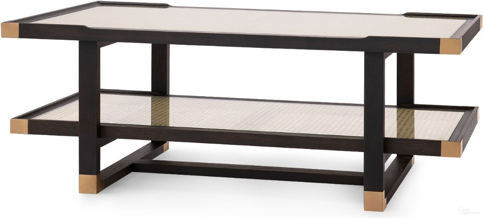 The appearance of Austin Coffee Table In Espresso designed by Villa & House in the transitional interior design. This espresso piece of furniture  was selected by 1StopBedrooms from Austin Collection to add a touch of cosiness and style into your home. Sku: AUS-300-94. Material: Wood.