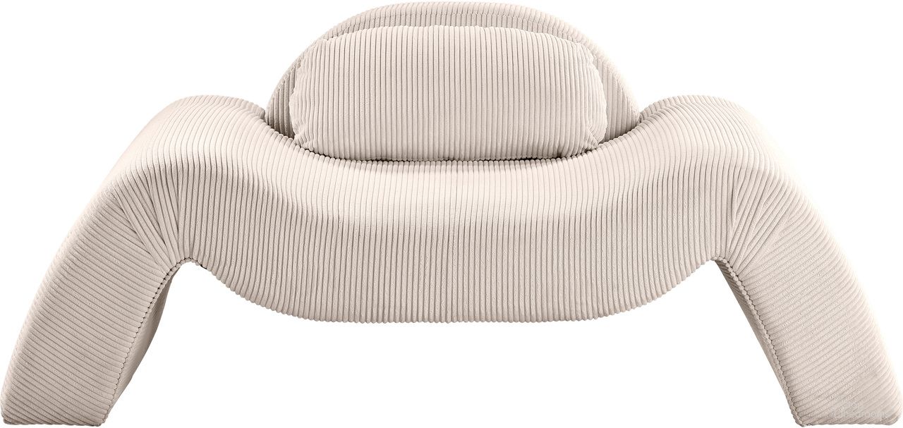 The appearance of Austin Corduroy Fabric Chair In Beige designed by Meridian in the modern / contemporary interior design. This beige piece of furniture  was selected by 1StopBedrooms from Austin Collection to add a touch of cosiness and style into your home. Sku: 44009Beige-C. Material: Microsuede.