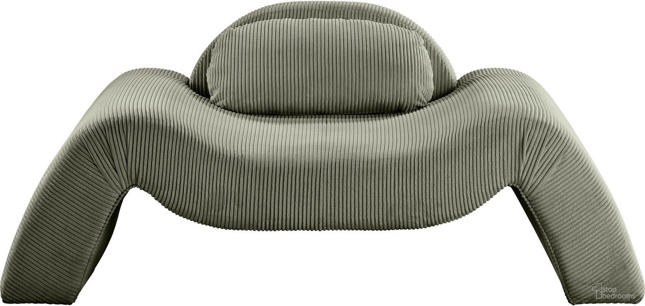 The appearance of Austin Corduroy Fabric Chair In Green designed by Meridian in the modern / contemporary interior design. This green piece of furniture was selected by 1StopBedrooms from Austin Collection to add a touch of cosiness and style into your home. Sku: 44009Green-C. Material: Microsuede.