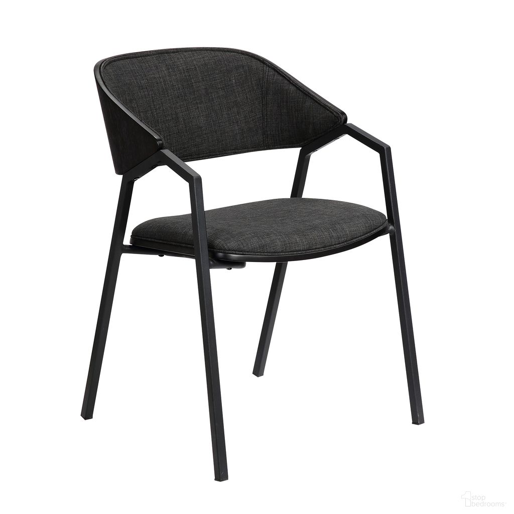Austin Dining Accent Chair Set of 2 In Charcoal