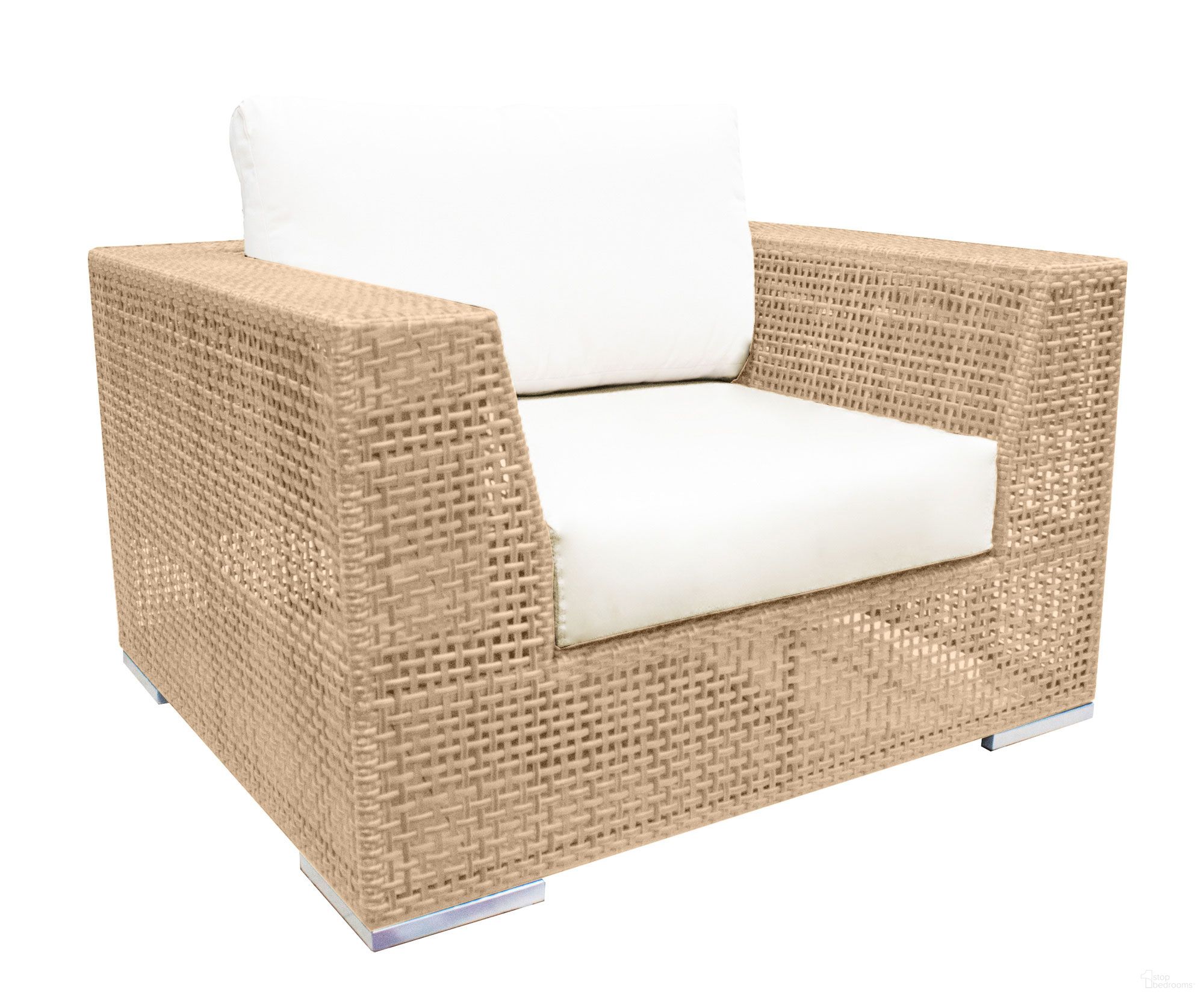 The appearance of Austin Lounge Chair In Natural designed by Pelican Reef in the modern / contemporary interior design. This natural piece of furniture was selected by 1StopBedrooms from Austin Collection to add a touch of cosiness and style into your home. Sku: PJO-3801-NAT-LC. Material: Aluminum.