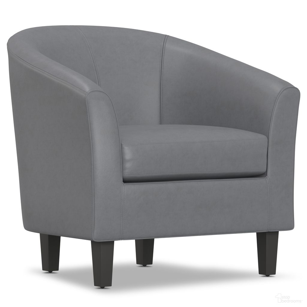 The appearance of Austin Vegan Faux Leather Tub Chair In Stone Grey designed by Simpli Home in the modern / contemporary interior design. This stone grey piece of furniture was selected by 1StopBedrooms from Austin Collection to add a touch of cosiness and style into your home. Sku: AXCTUB-003-G. Material: Faux Leather.