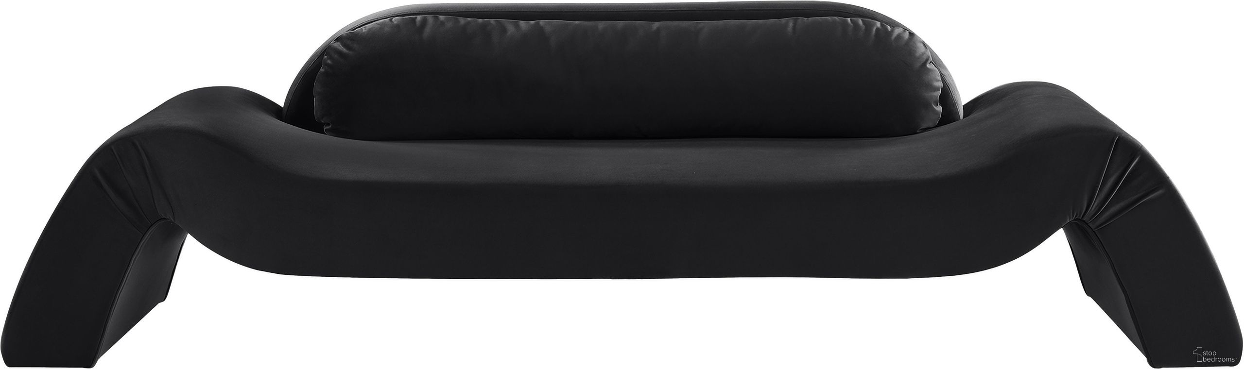 The appearance of Austin Velvet Sofa In Black Velvet designed by Meridian in the modern / contemporary interior design. This black velvet piece of furniture was selected by 1StopBedrooms from Austin Collection to add a touch of cosiness and style into your home. Sku: 44008Black-S. Material: Velvet.