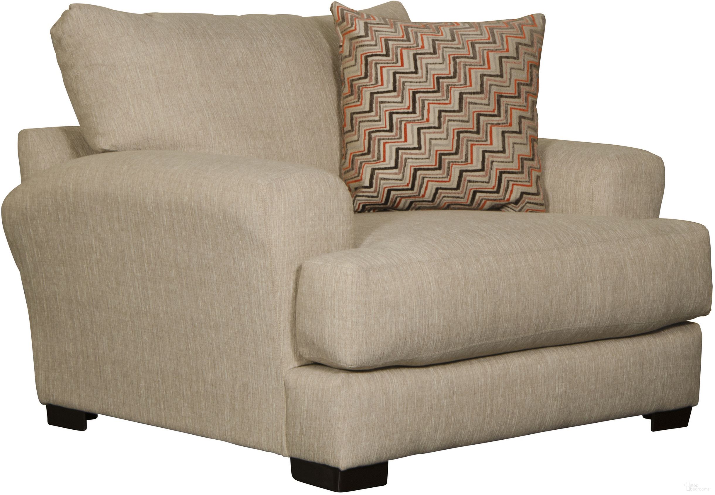 The appearance of Ava Cashew Chair And Half designed by Jackson in the transitional interior design. This beige piece of furniture was selected by 1StopBedrooms from Ava Collection to add a touch of cosiness and style into your home. Sku: 449801179636287024. Material: Polyester.