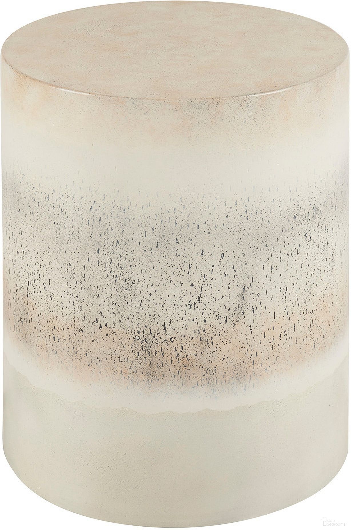 Ava Round End Table In Ombre