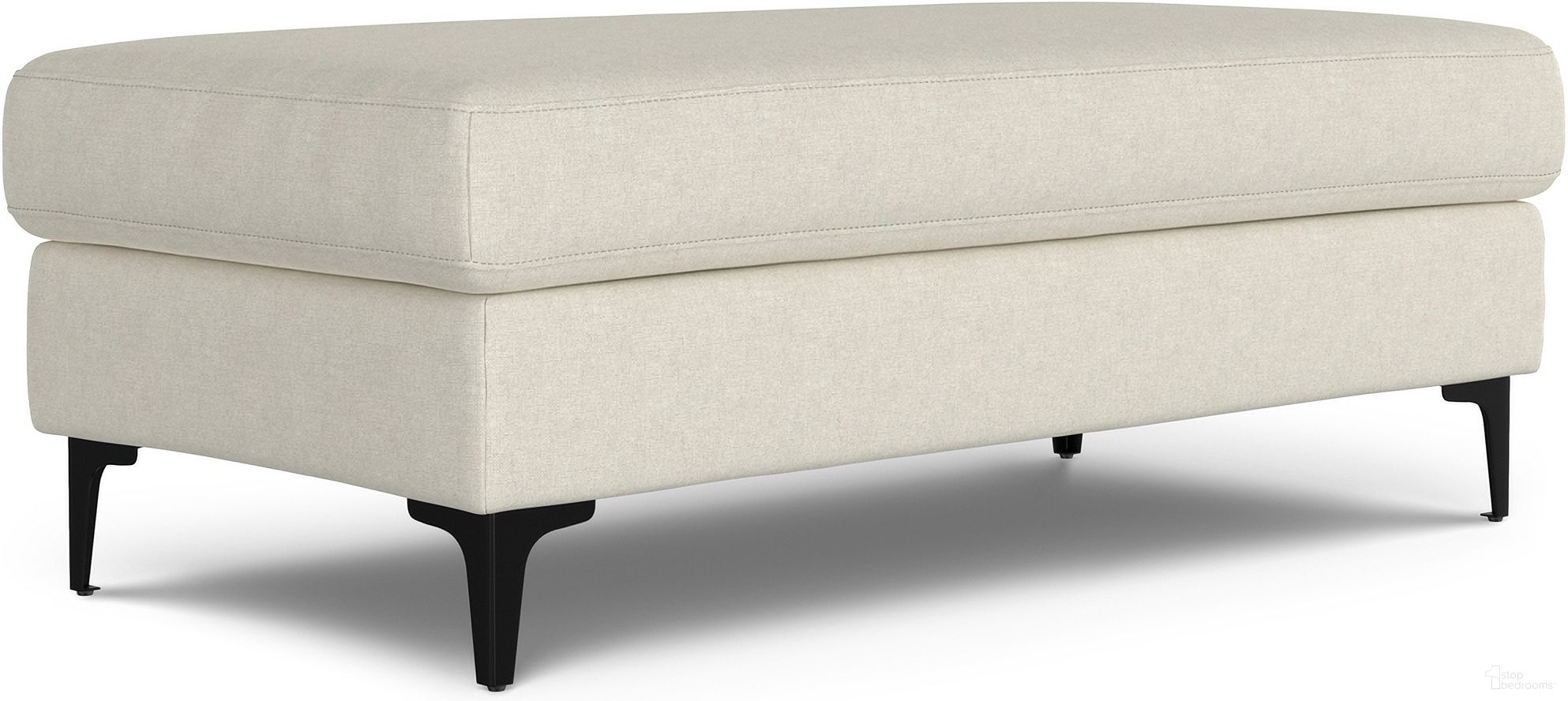 The appearance of Ava Woven Performance Fabric Large Rectangular Ottoman In Cream designed by Simpli Home in the transitional interior design. This cream piece of furniture was selected by 1StopBedrooms from Ava Collection to add a touch of cosiness and style into your home. Sku: AXCOTBNAVA-CR. Material: Plywood.