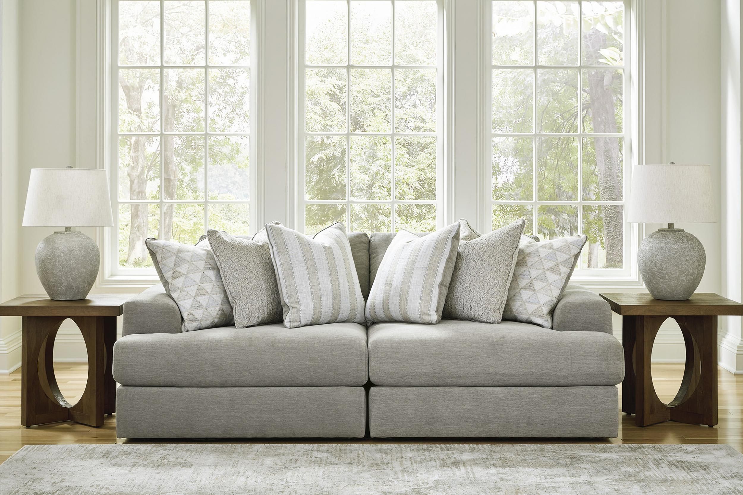 The appearance of Avaliyah Loveseat In Ash designed by Signature Design by Ashley in the modern / contemporary interior design. This ash piece of furniture was selected by 1StopBedrooms from Avaliyah Collection to add a touch of cosiness and style into your home. Sku: 5810364;5810365. Material: Fabric.