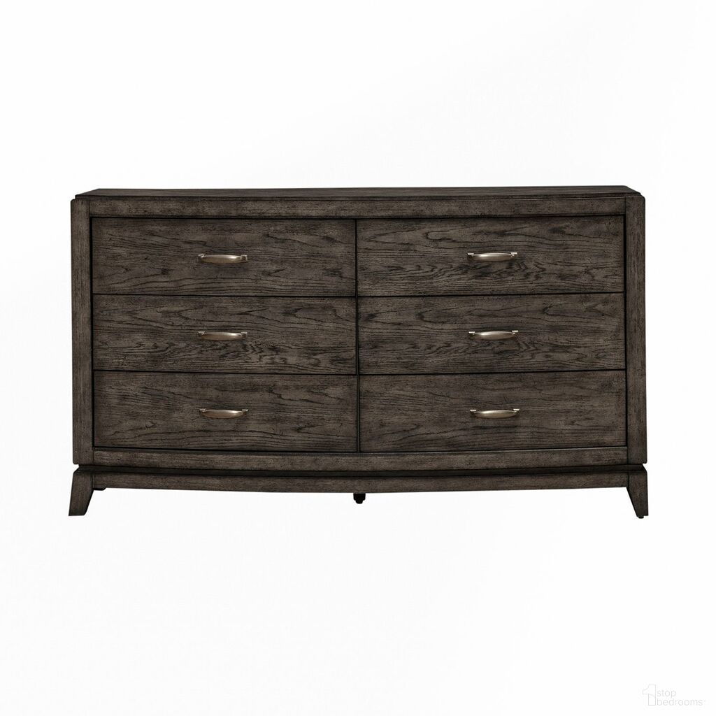 The appearance of Avalon 6 Drawer Dresser In Coffee Bean designed by Liberty in the modern / contemporary interior design. This coffee bean piece of furniture was selected by 1StopBedrooms from Avalon Collection to add a touch of cosiness and style into your home. Sku: 805B-BR31. Material: Solid Rubberwood.