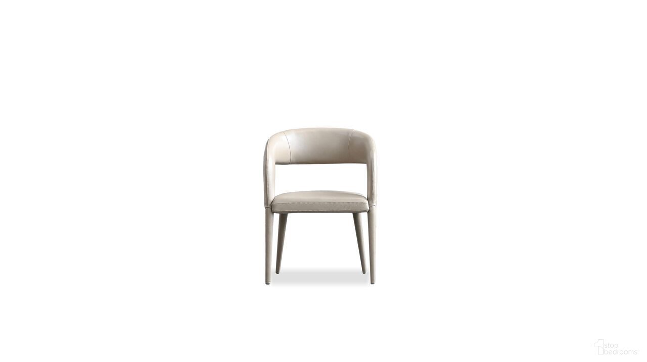 The appearance of Avalon Dining Armchair In Studio Taupe designed by Mobital in the modern / contemporary interior design. This studio taupe piece of furniture  was selected by 1StopBedrooms from Avalon Collection to add a touch of cosiness and style into your home. Sku: DAR-AVAL-STPL-. Material: Leather. Chair Type: Arm Chair.
