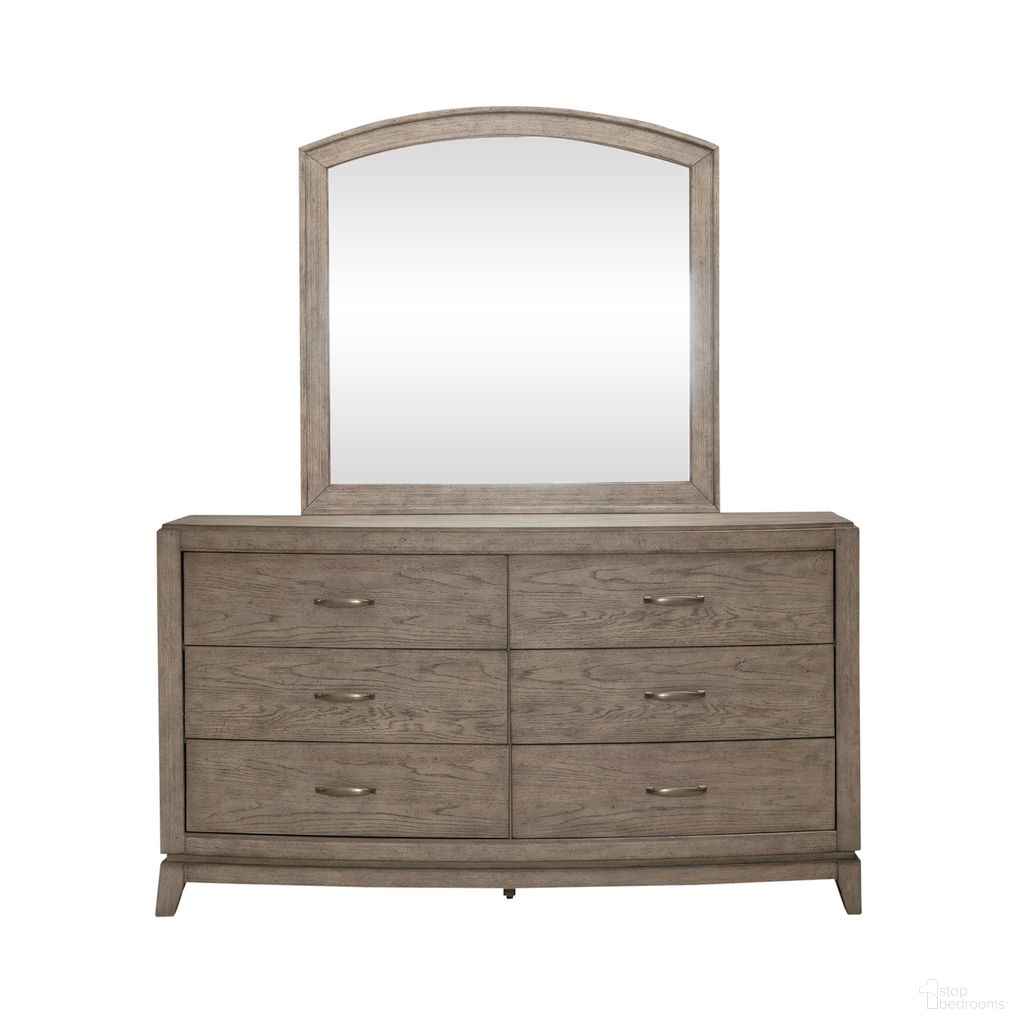 The appearance of Avalon Dresser & Mirror In Brown designed by Liberty in the modern / contemporary interior design. This brown piece of furniture  was selected by 1StopBedrooms from Avalon Collection to add a touch of cosiness and style into your home. Sku: 805-BR31;805-BR51. Material: Rubberwood.