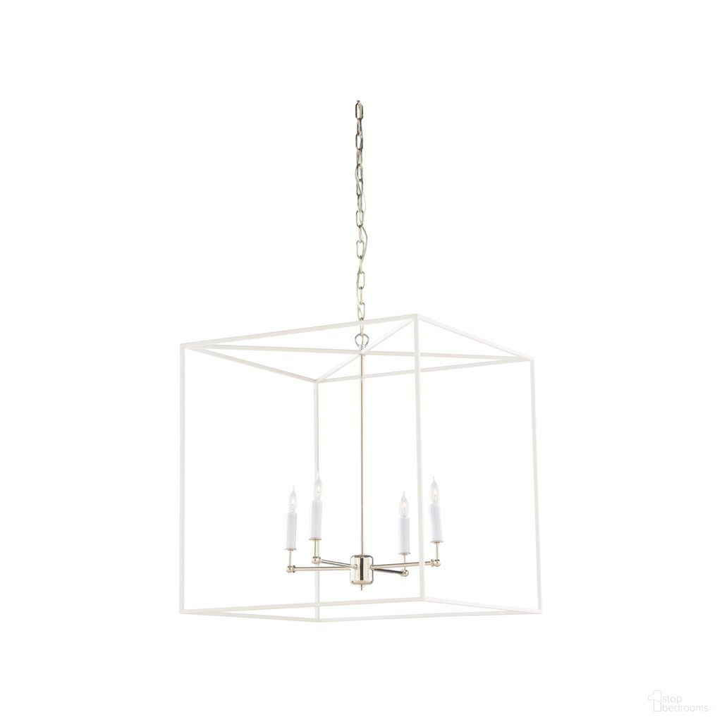 The appearance of Avalon Hanging In White and Cream designed by Wildwood in the modern / contemporary interior design. This white/cream piece of furniture  was selected by 1StopBedrooms from Wildwood Collection to add a touch of cosiness and style into your home. Sku: 67490. Material: Metal.