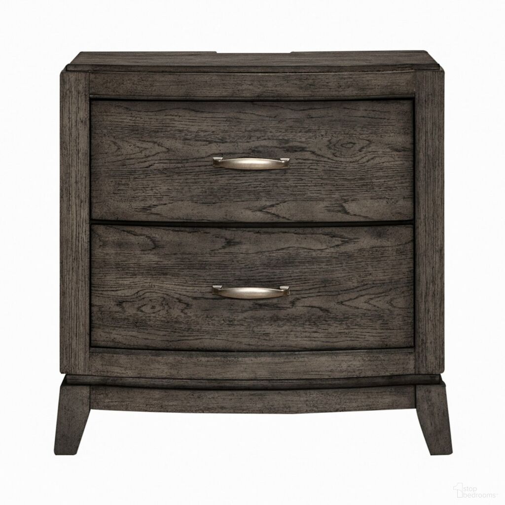 The appearance of Avalon Nightstand with Charging Station In Coffee Bean designed by Liberty in the modern / contemporary interior design. This coffee bean piece of furniture  was selected by 1StopBedrooms from Avalon Collection to add a touch of cosiness and style into your home. Sku: 805B-BR61. Material: Solid Rubberwood.
