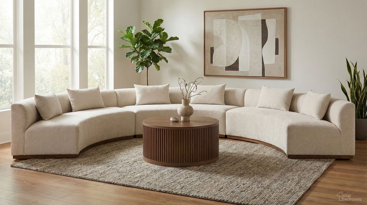 The appearance of Avanti 221.25 Inch Chenille Fabric Upholstered 3-Piece Modular Sectional In Beige designed by Meridian in the modern / contemporary interior design. This beige piece of furniture was selected by 1StopBedrooms from Avanti Collection to add a touch of cosiness and style into your home. Sku: 44016Beige-S;44016Beige-S;44016Beige-S. Material: Chenille.