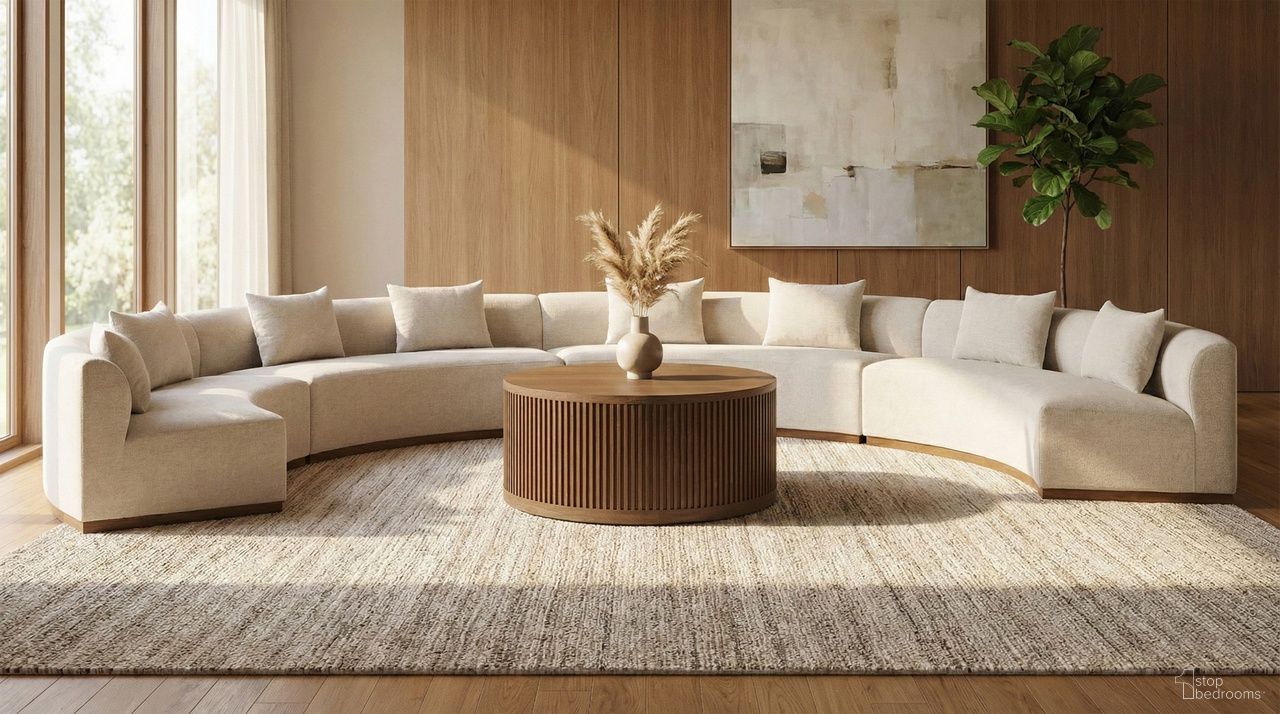 The appearance of Avanti 225.25 Inch Chenille Fabric Upholstered 4-Piece Modular Sectional In Beige designed by Meridian in the modern / contemporary interior design. This beige piece of furniture was selected by 1StopBedrooms from Avanti Collection to add a touch of cosiness and style into your home. Sku: 44016Beige-S;44016Beige-S;44016Beige-S;44016Beige-S. Material: Chenille.