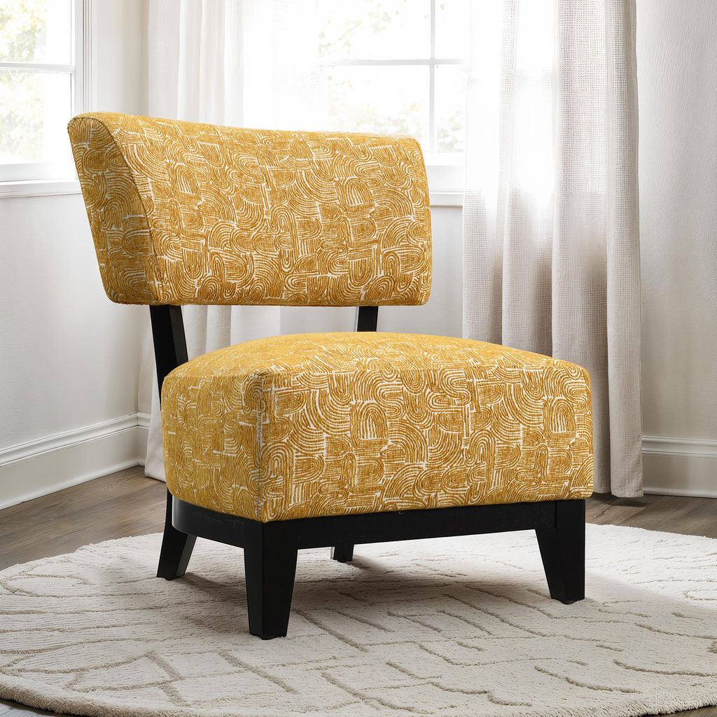 The appearance of Aveni Accent Chair In Yellow designed by Furniture of America in the modern / contemporary interior design. This yellow piece of furniture was selected by 1StopBedrooms from Aveni Collection to add a touch of cosiness and style into your home. Sku: FM-AC6008YL. Material: Fabric.