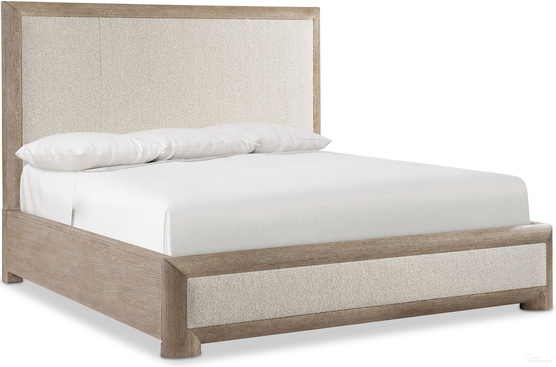 The appearance of Aventura Queen Panel Bed In Marcona designed by Bernhardt in the modern / contemporary interior design. This marcona piece of furniture was selected by 1StopBedrooms from Aventura Collection to add a touch of cosiness and style into your home. Sku: 318FR04;318H04. Bed Type: Panel Bed. Material: Fabric. Bed Size: Queen.