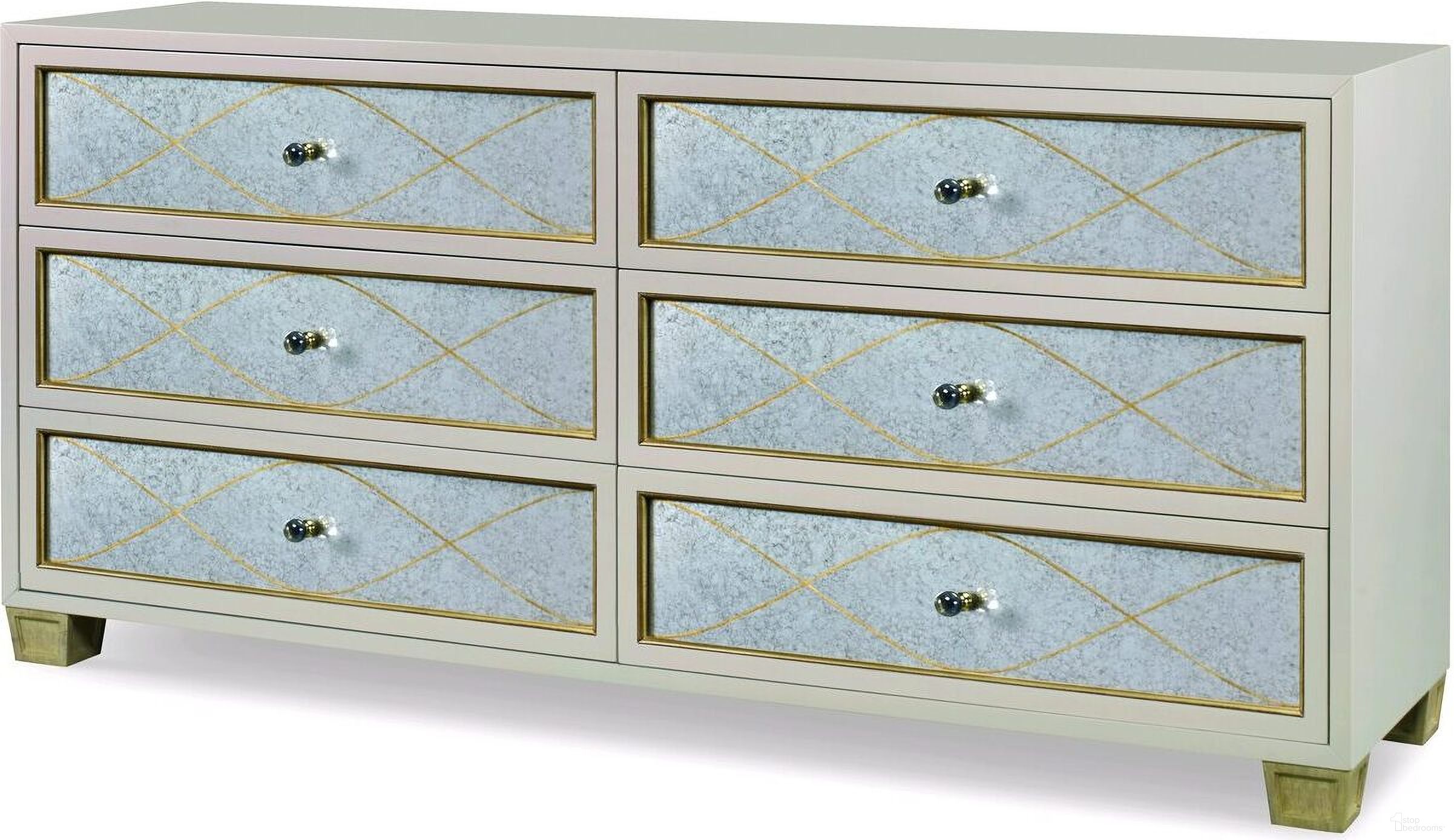 Avery Dresser In Brass by Century Furniture 1StopBedrooms