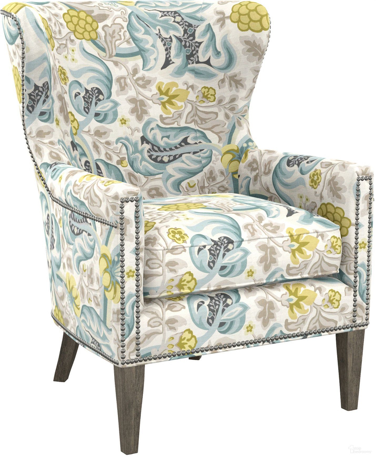 The appearance of Featured Upholstery Avery Wing Chair In White designed by Barclay Butera in the transitional interior design. This white piece of furniture  was selected by 1StopBedrooms from Featured Upholstery Collection to add a touch of cosiness and style into your home. Sku: 5530-11-70. Material: Fabric.