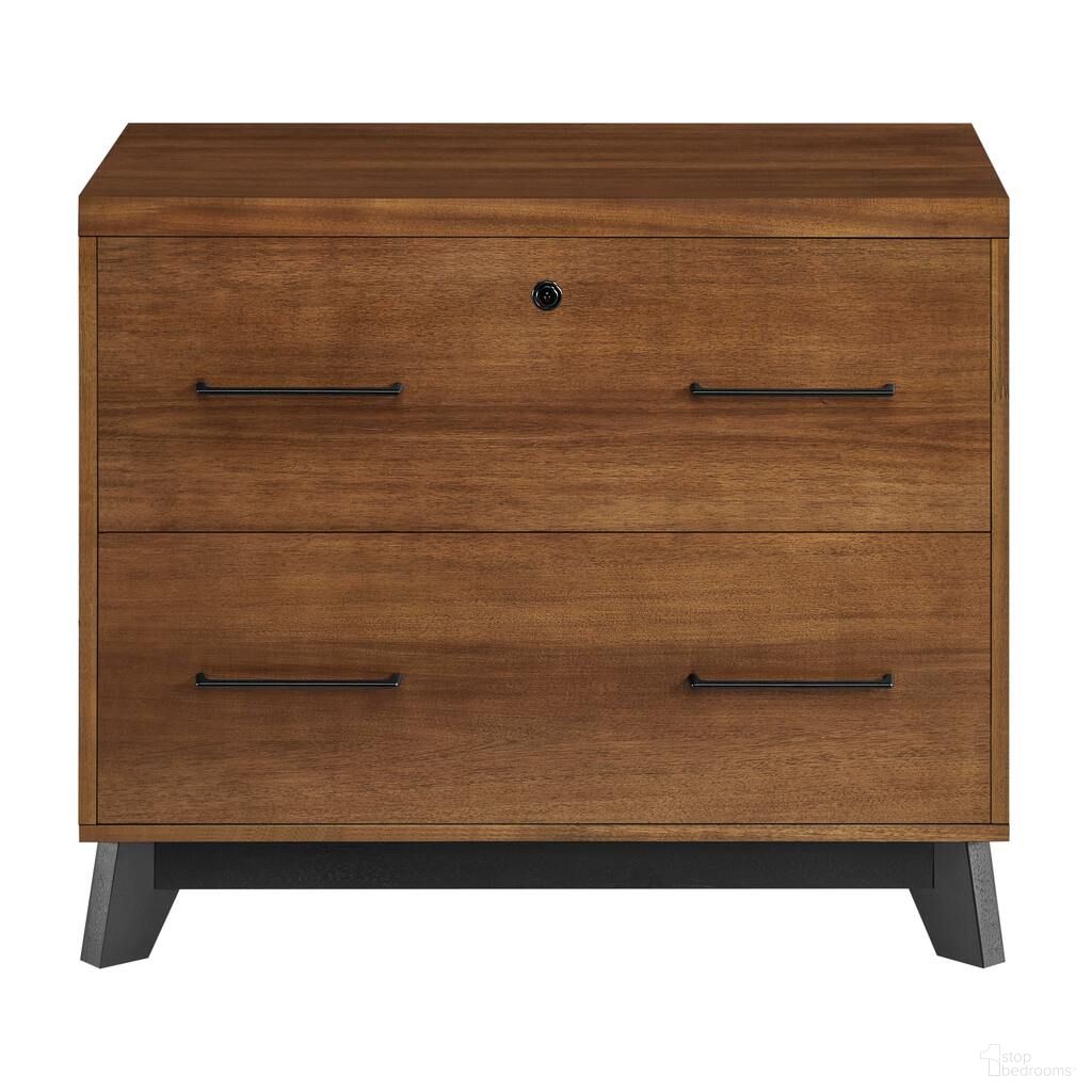 The appearance of Avery Wood Lateral File Cabinet In Rich Medium Brown designed by Martin Furniture in the modern / contemporary interior design. This rich medium brown piece of furniture  was selected by 1StopBedrooms from Avery Collection to add a touch of cosiness and style into your home. Sku: IMAV450. Material: Solid Hardwood.