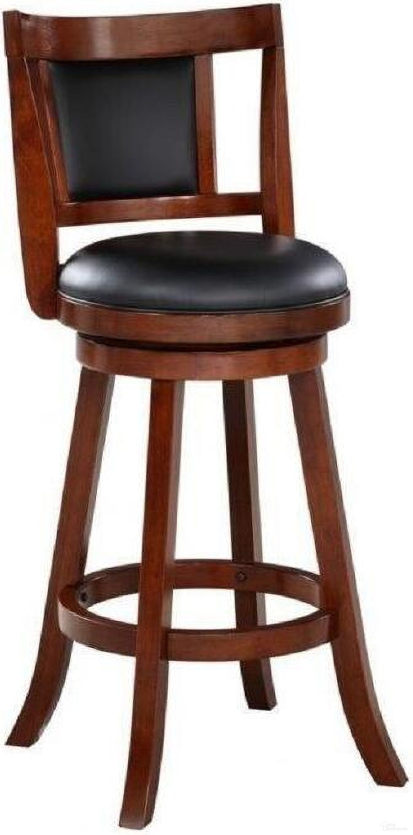 The appearance of Avianna 24 Inch Swivel Counter Stool In Cherry designed by Boraam Industries in the traditional interior design. This cherry piece of furniture was selected by 1StopBedrooms from Avianna Collection to add a touch of cosiness and style into your home. Sku: 62924. Material: Rubberwood.