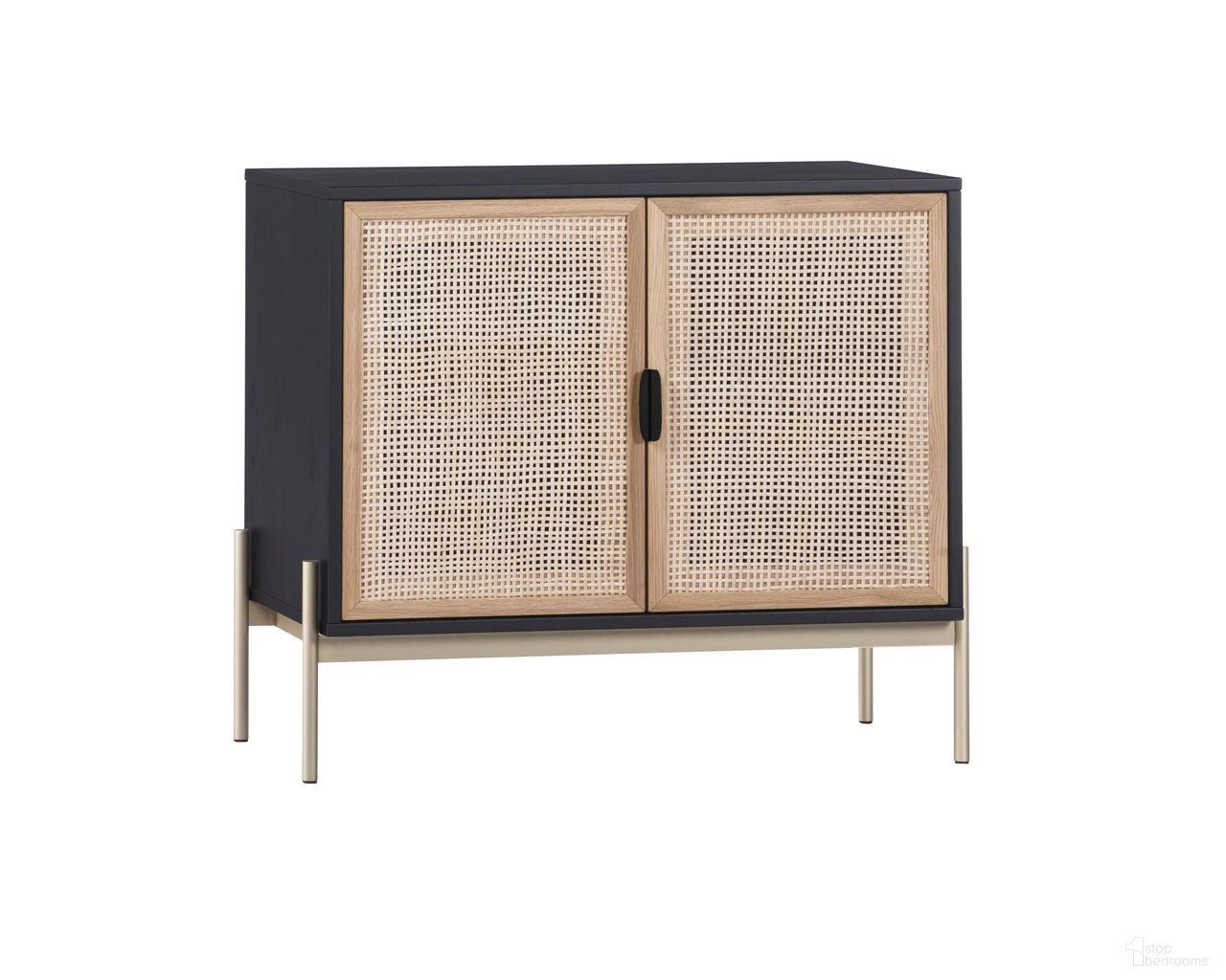 Avida Small Sideboard In Black and Natural