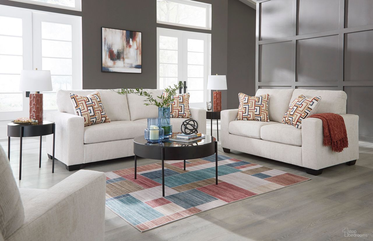 The appearance of Aviemore Living Room Set In Stone designed by Signature Design by Ashley in the modern / contemporary interior design. This stone piece of furniture was selected by 1StopBedrooms from Aviemore Collection to add a touch of cosiness and style into your home. Sku: 2430538;2430535. Material: Fabric.