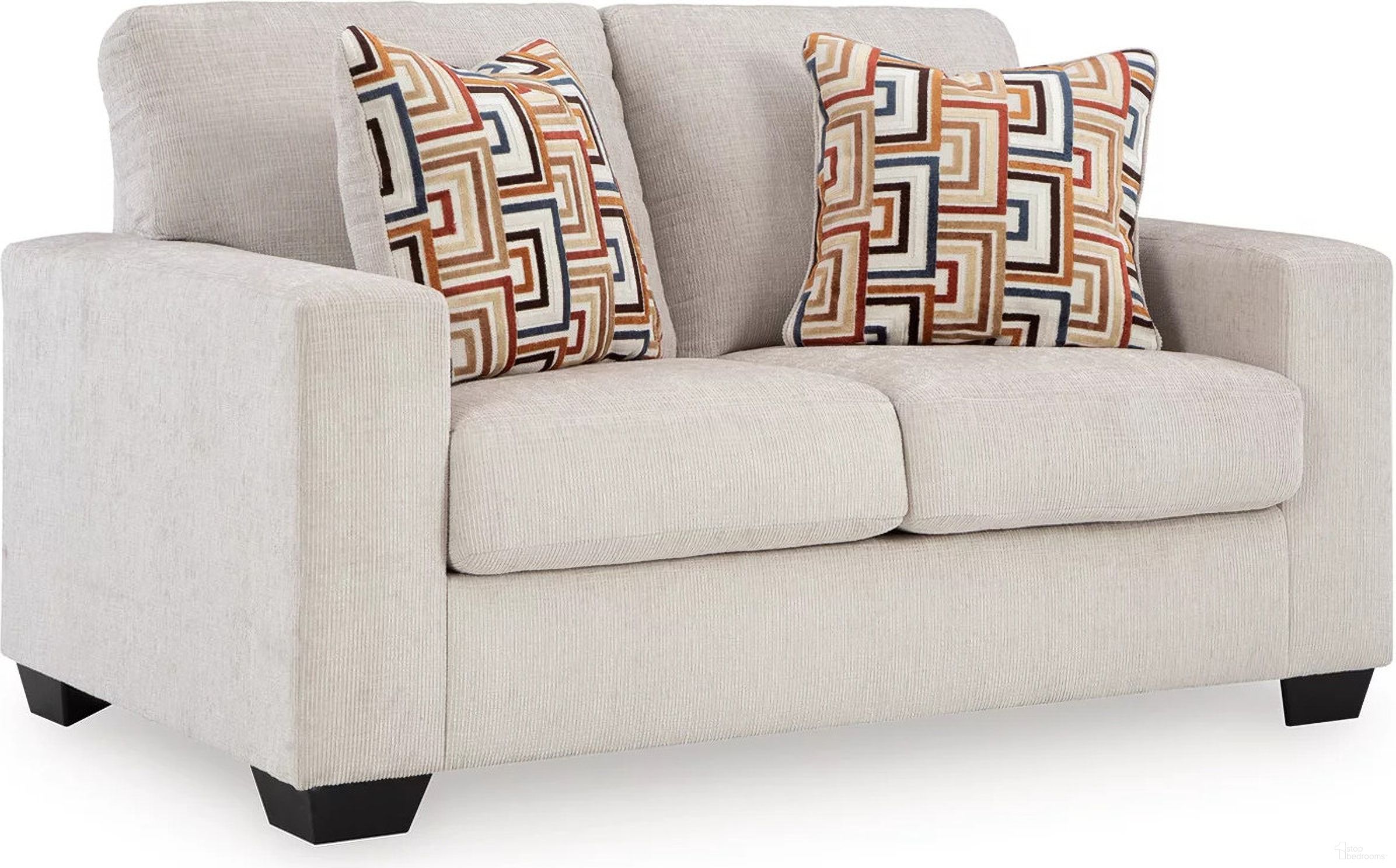 The appearance of Aviemore Loveseat In Stone designed by Signature Design by Ashley in the modern / contemporary interior design. This stone piece of furniture was selected by 1StopBedrooms from Aviemore Collection to add a touch of cosiness and style into your home. Sku: 2430535. Material: Fabric.