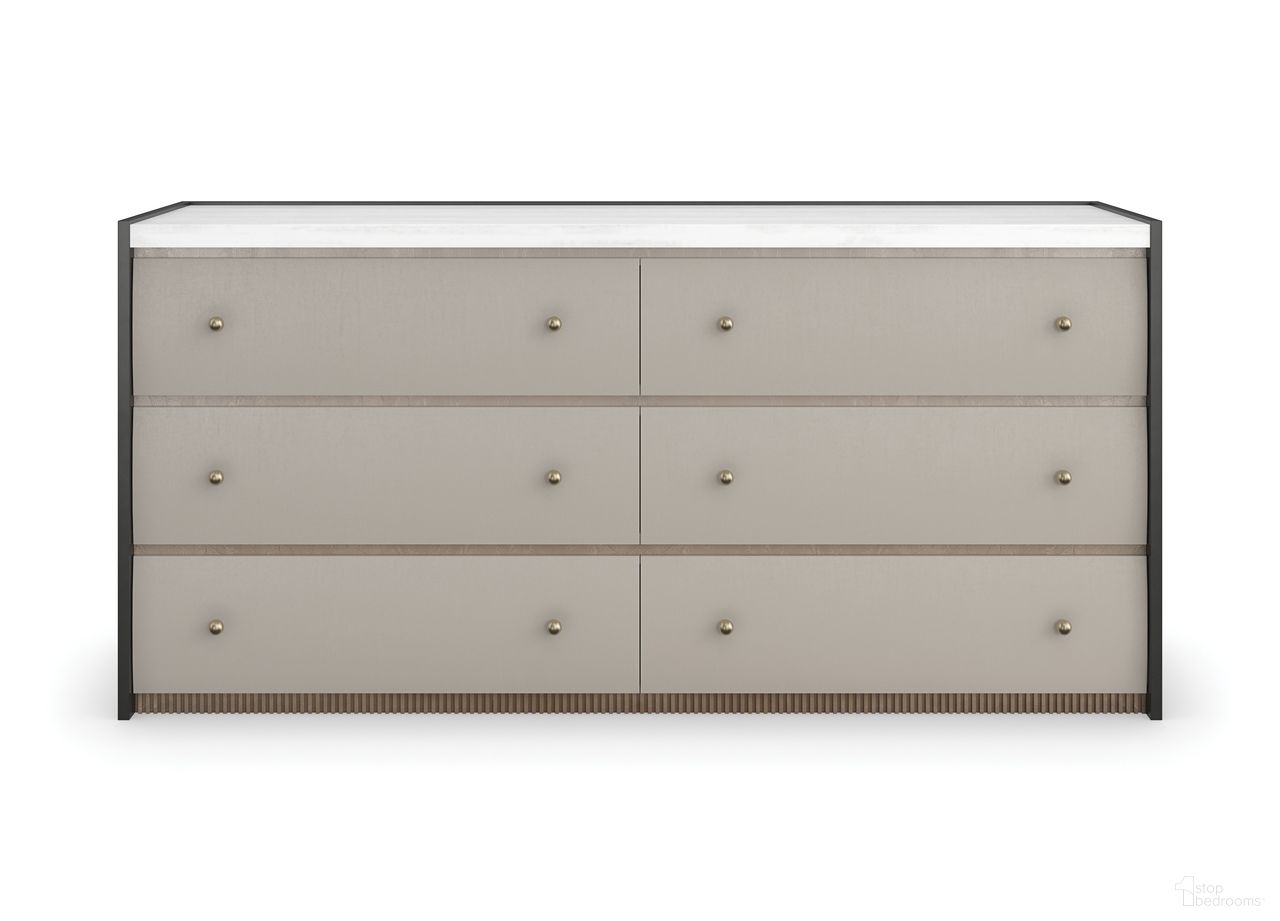 The appearance of Avignon Dresser In Cream designed by Caracole in the transitional interior design. This cream piece of furniture was selected by 1StopBedrooms from Avignon Bronze Collection to add a touch of cosiness and style into your home. Sku: CLA-023-013. Material: Stone.