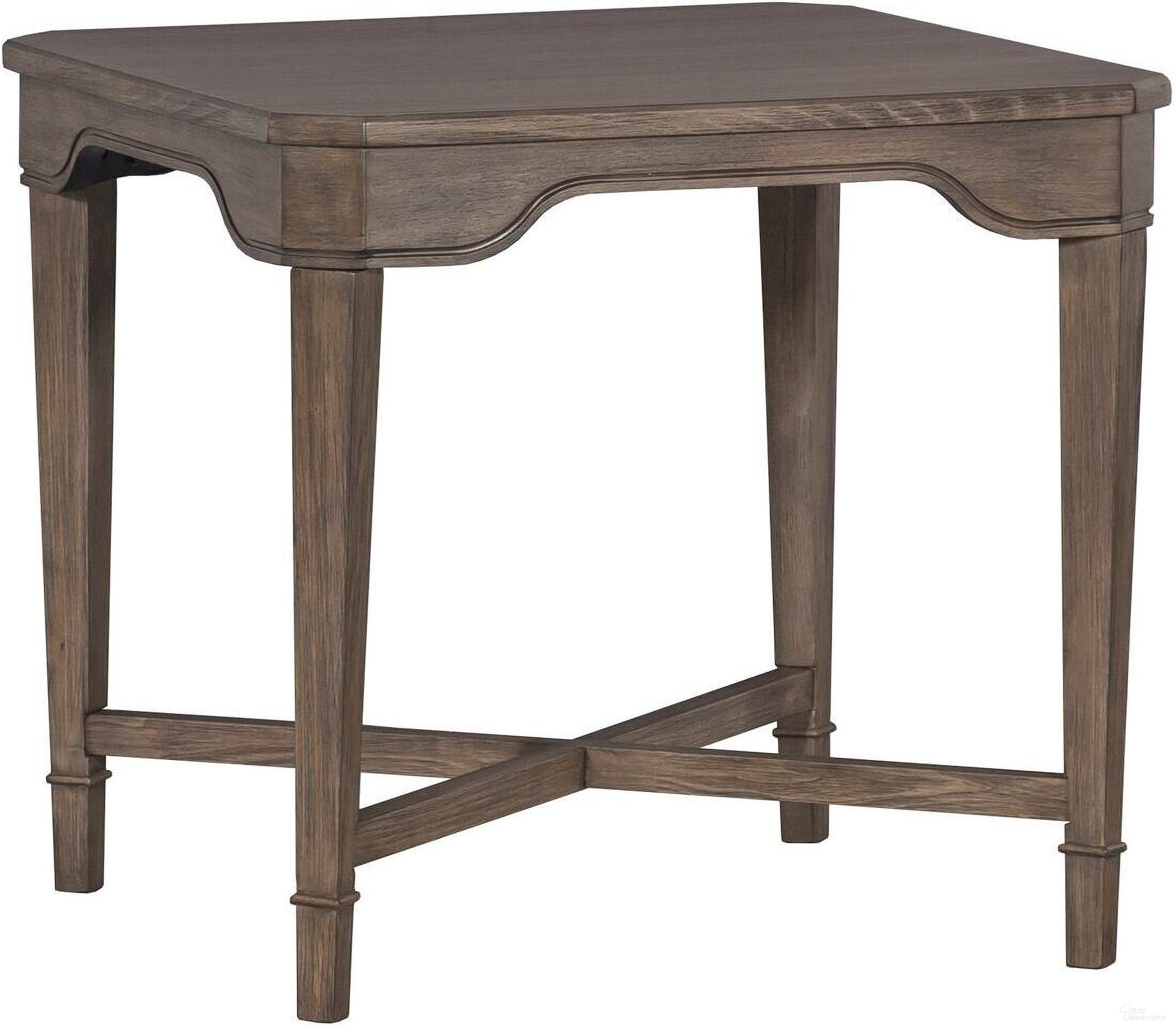 Avignon Square End Table In Louve