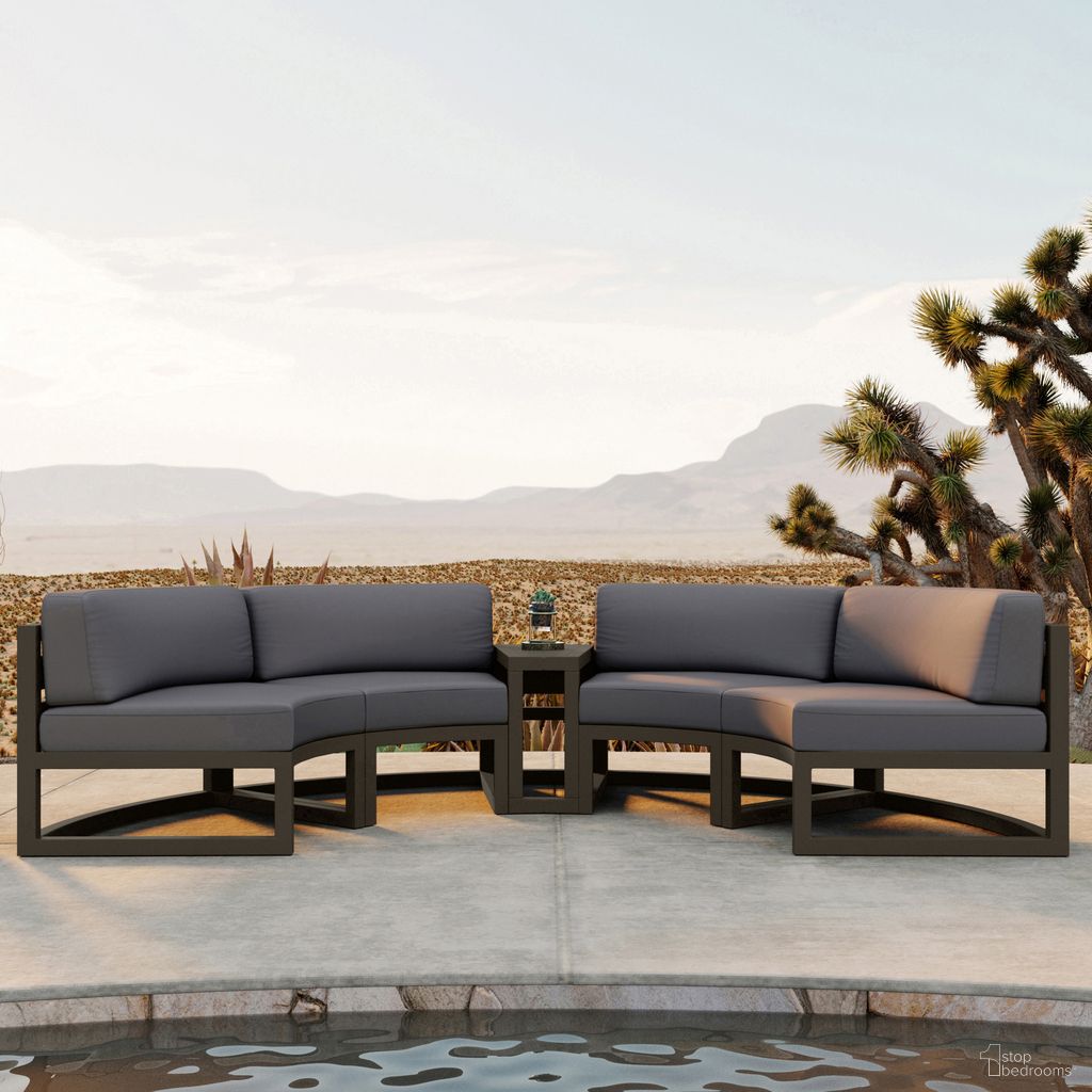 The appearance of Avion 3 Piece Curve Sectional Set In Canvas Charcoal and Slate designed by Harmonia Living in the transitional interior design. This canvas charcoal/slate piece of furniture was selected by 1StopBedrooms from Avion Collection to add a touch of cosiness and style into your home. Sku: HL-AVN-SL-3CSEC-CC. Material: Aluminum.