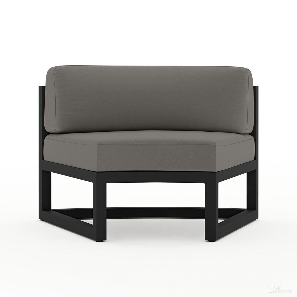 The appearance of Avion Curve Seat Set of 2 In Canvas Charcoal and Black designed by Harmonia Living in the transitional interior design. This canvas charcoal/black piece of furniture was selected by 1StopBedrooms from Avion Collection to add a touch of cosiness and style into your home. Sku: AVN-BK-CRVS-CC. Material: Aluminum.