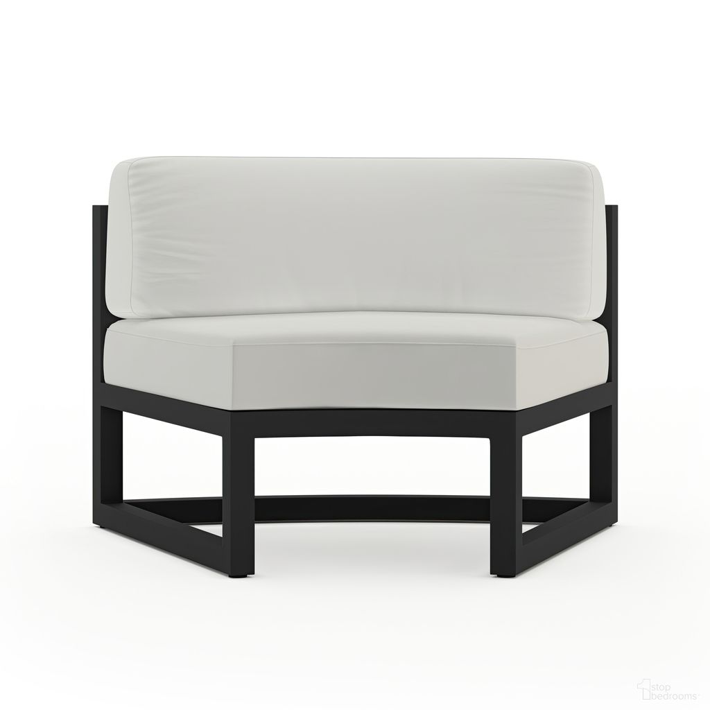 Avion Curve Seat Set of 2 In Canvas Natural and Black