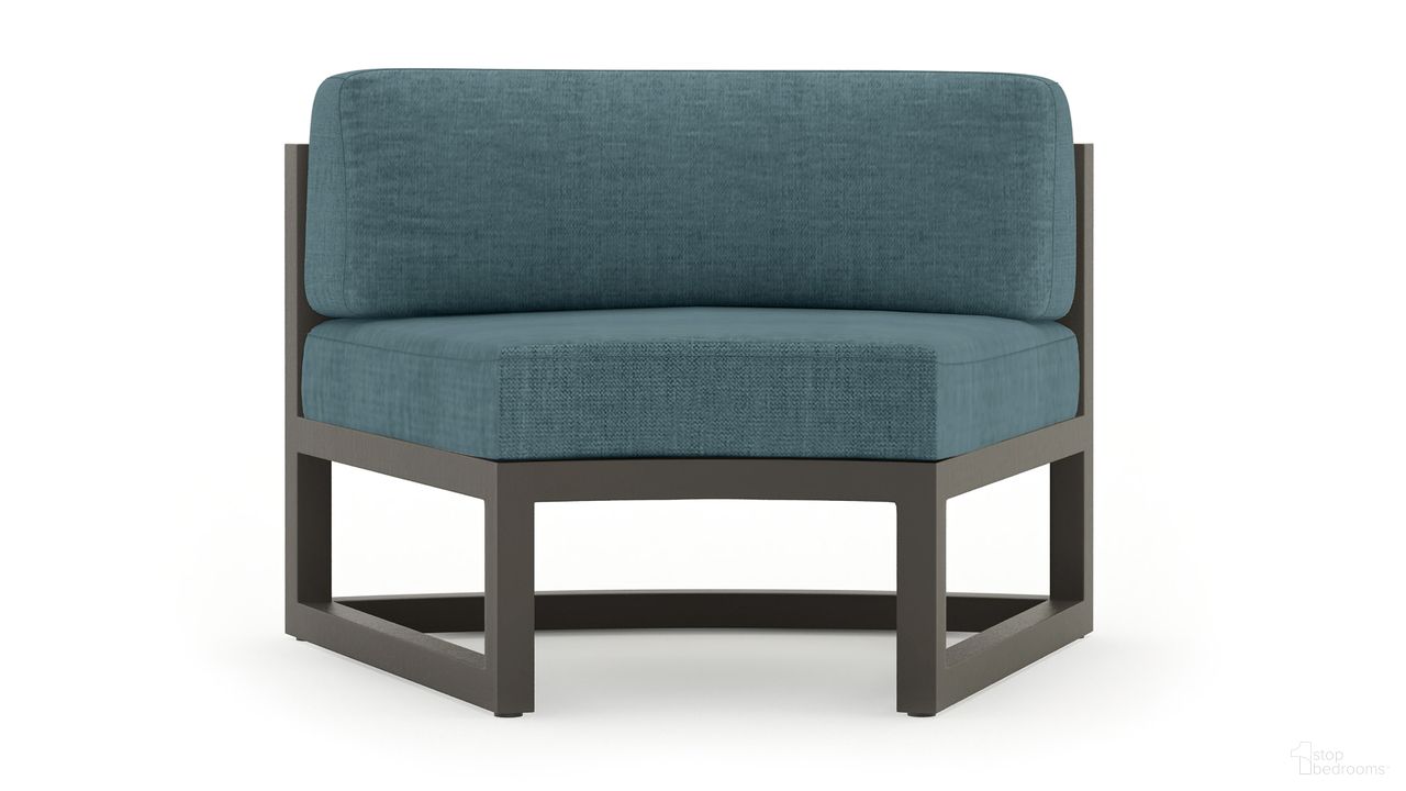 The appearance of Avion Curve Seat Set of 2 In Cast Lagoon and Slate designed by Harmonia Living in the transitional interior design. This cast lagoon/slate piece of furniture  was selected by 1StopBedrooms from Avion Collection to add a touch of cosiness and style into your home. Sku: AVN-SL-CRVS-CL. Material: Aluminum.