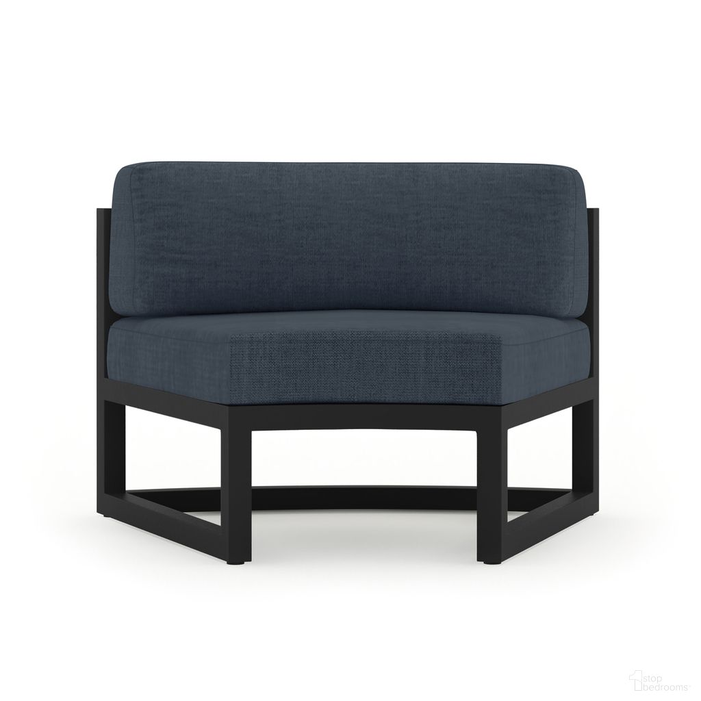 Avion Curve Seat Set of 2 In Spectrum Indigo and Black