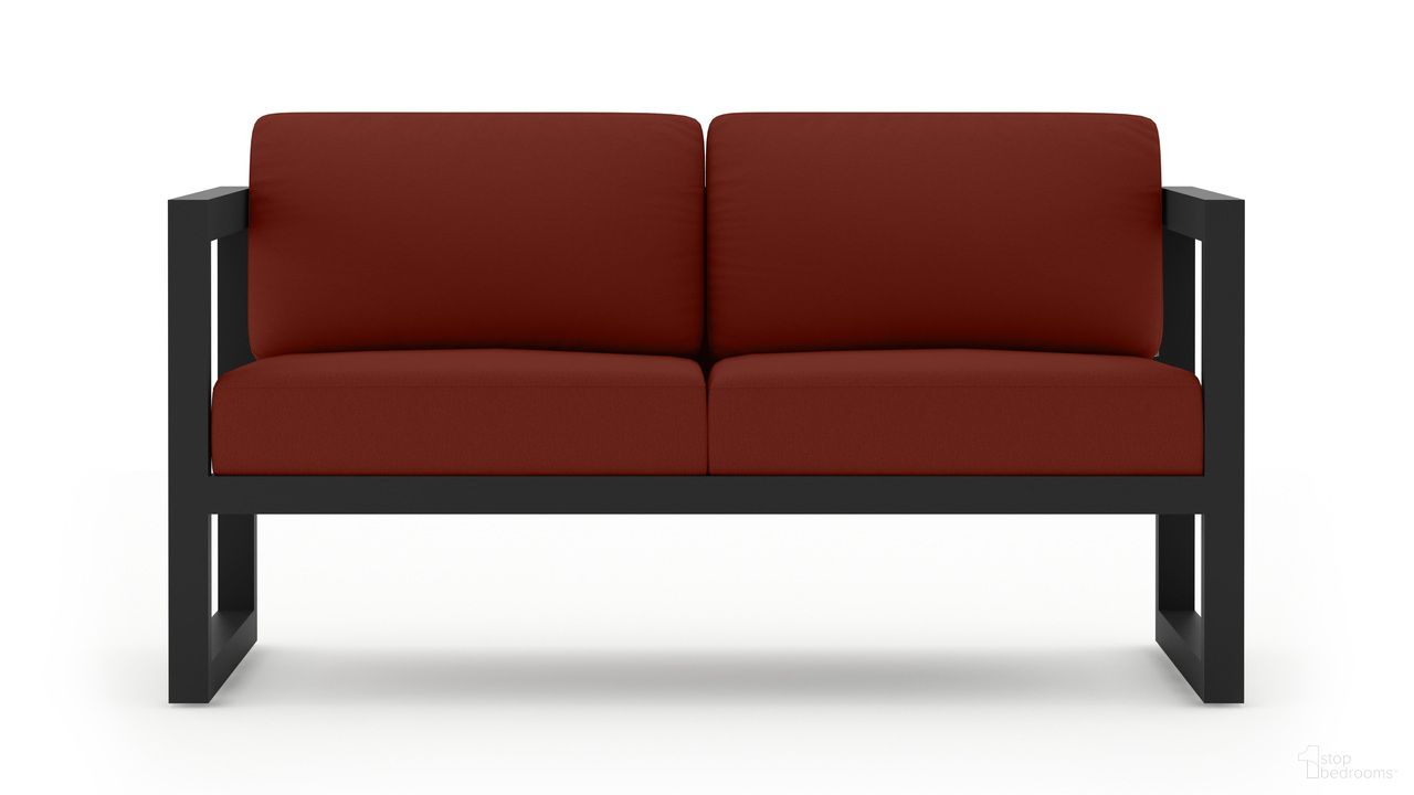 The appearance of Avion Loveseat In Canvas Henna and Slate designed by Harmonia Living in the transitional interior design. This canvas henna/slate piece of furniture was selected by 1StopBedrooms from Avion Collection to add a touch of cosiness and style into your home. Sku: HL-AVN-SL-LS-HN. Material: Aluminum.