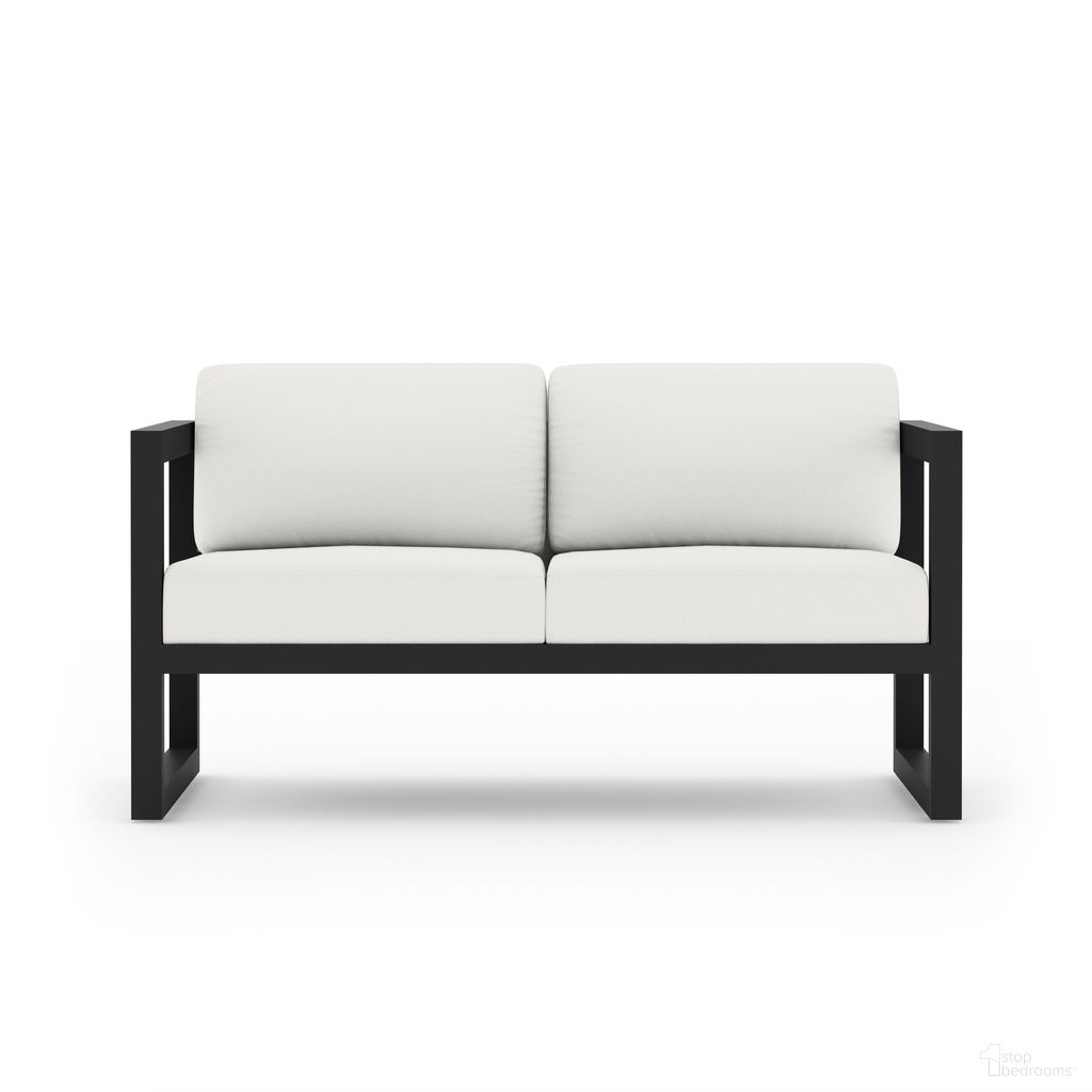 The appearance of Avion Loveseat In Canvas Natural and Black designed by Harmonia Living in the transitional interior design. This canvas natural/black piece of furniture was selected by 1StopBedrooms from Avion Collection to add a touch of cosiness and style into your home. Sku: HL-AVN-BK-LS-CN. Material: Aluminum.